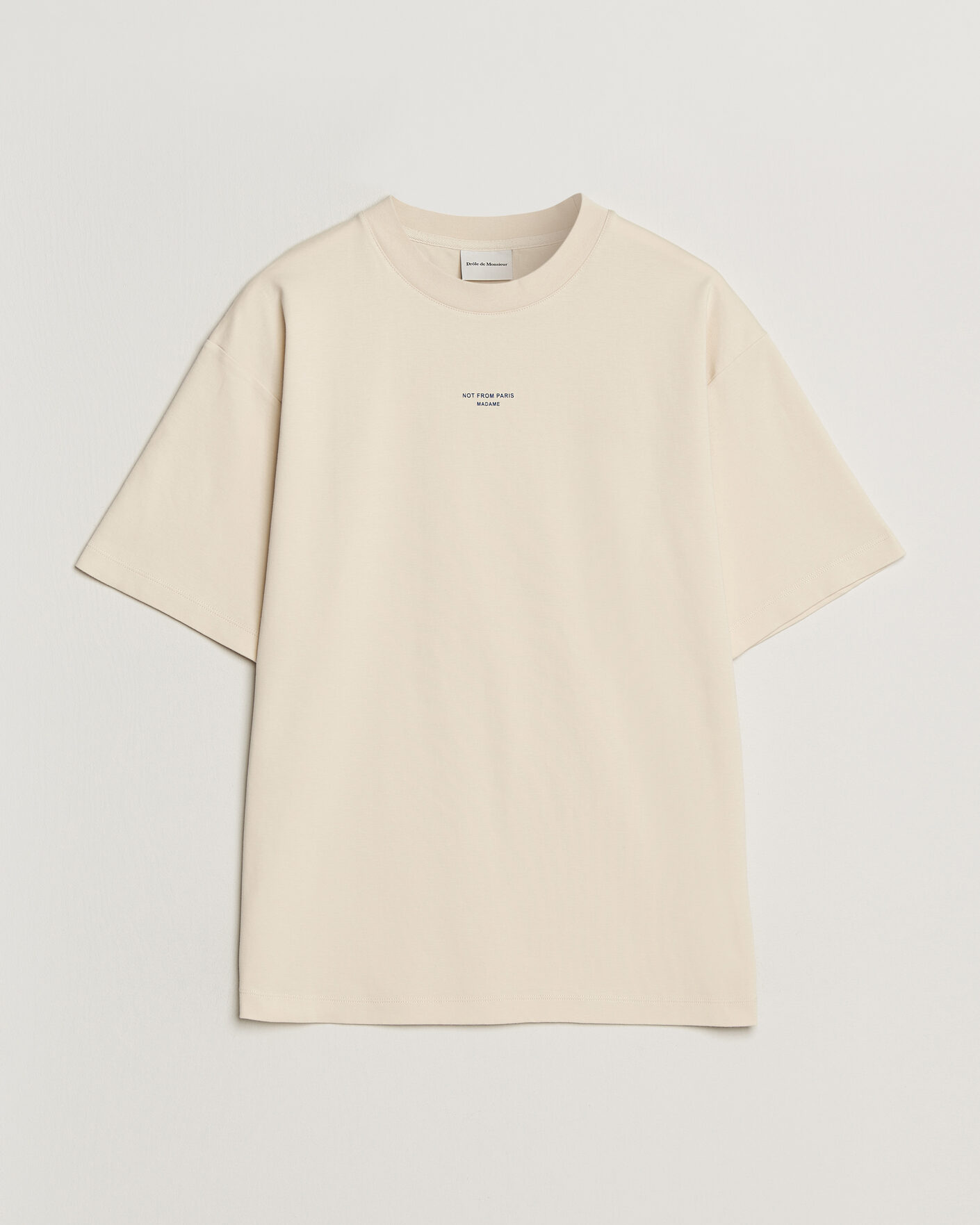 Mies | T-paidat | Drôle de Monsieur | Classic Slogan T-Shirt Sand