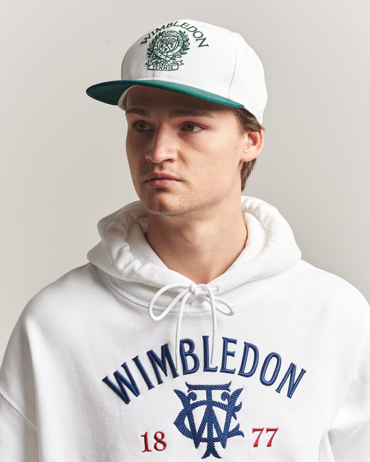 Mies | Päähineet | Polo Ralph Lauren | Wimbledon Cap White/Moss Agate