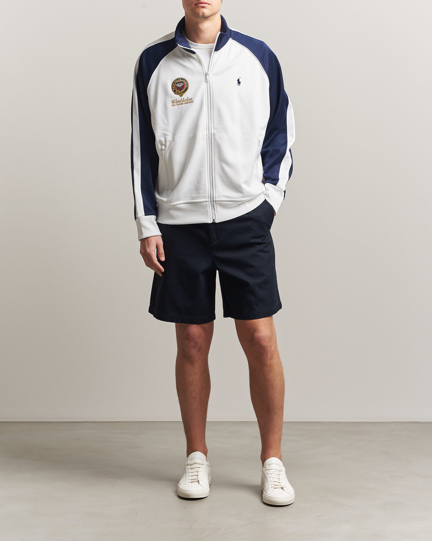 Mies | Puserot | Polo Ralph Lauren | Full Zip Pullover Ceramic White