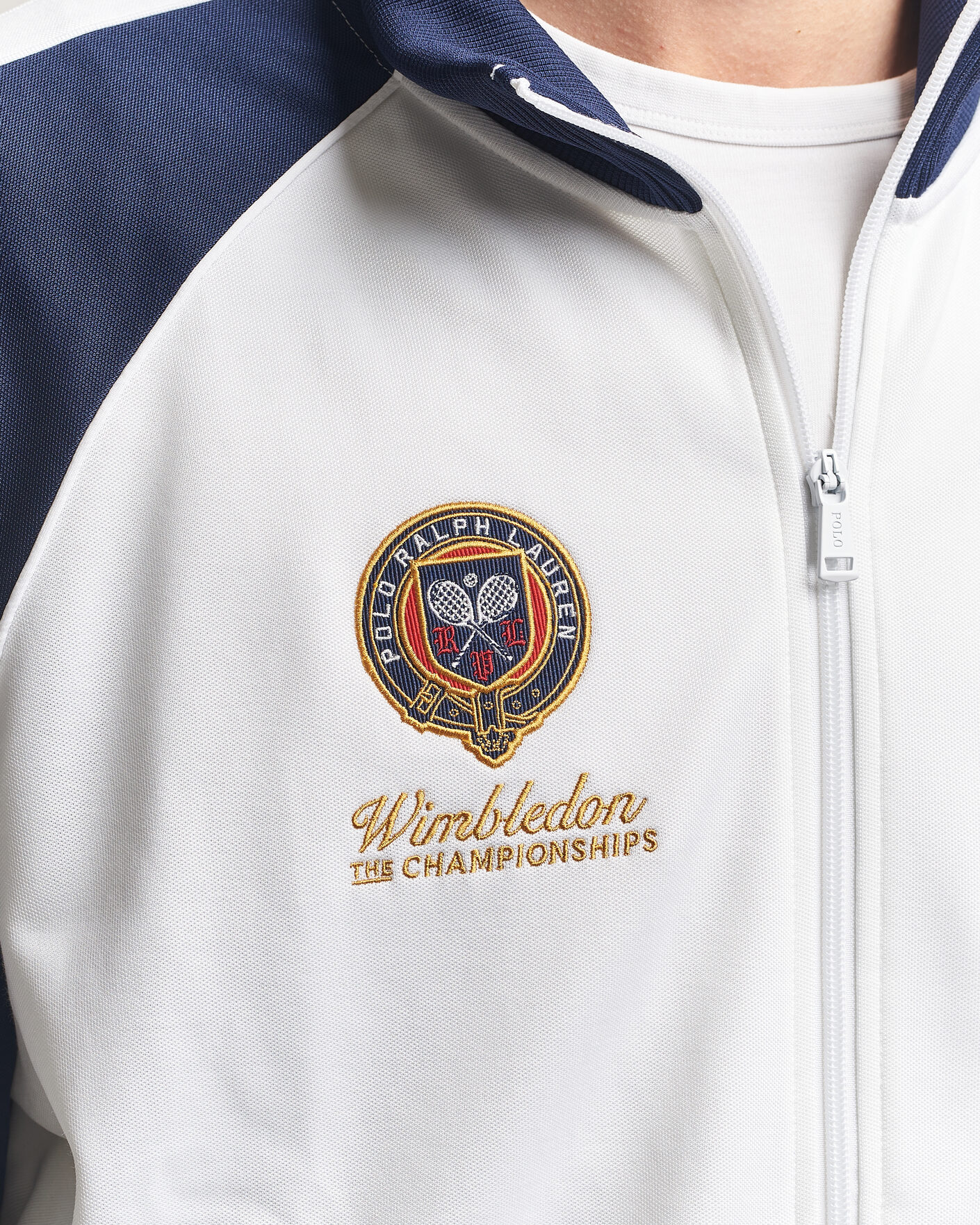 Mies | Puserot | Polo Ralph Lauren | Full Zip Pullover Ceramic White
