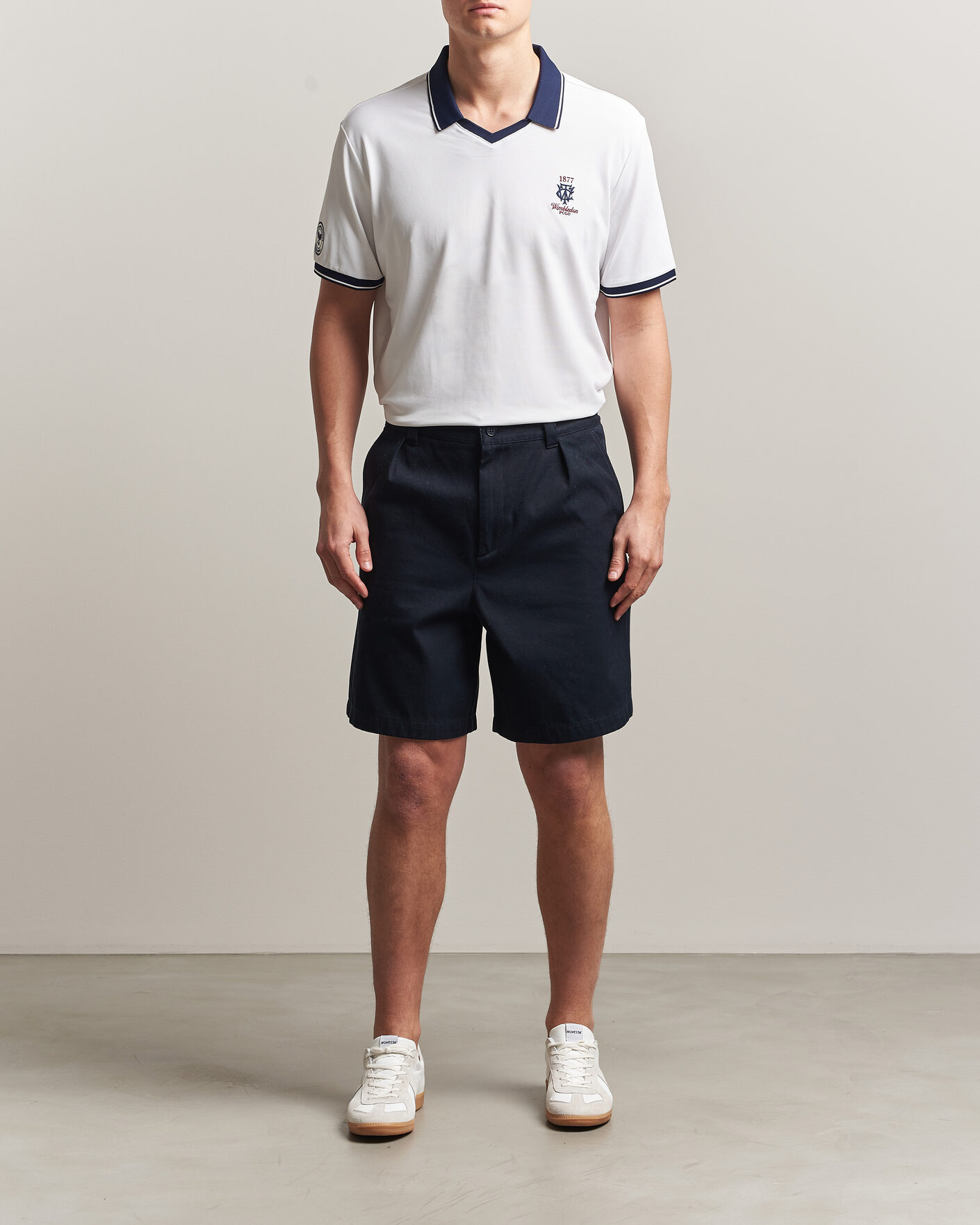 Mies | Pikeet | Polo Ralph Lauren | Knitted Performance Polo Ceramic White