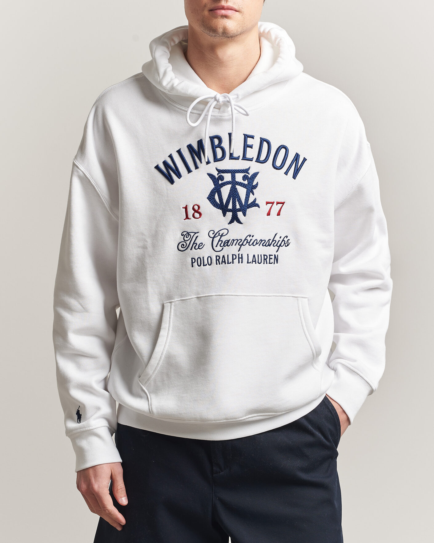 Mies | Puserot | Polo Ralph Lauren | Wimbledon Hoodie White