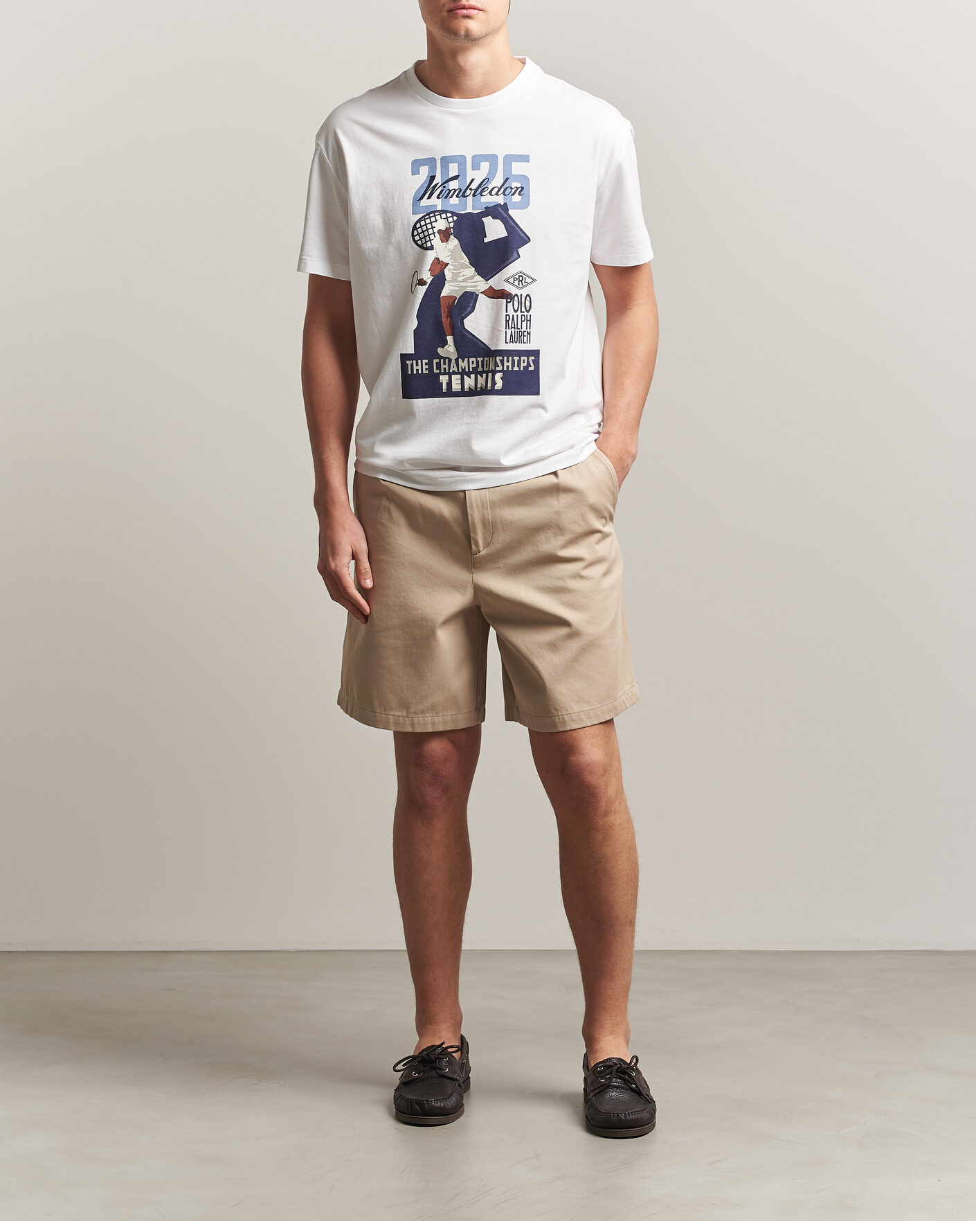 Mies | T-paidat | Polo Ralph Lauren | Printed Championship Tee White