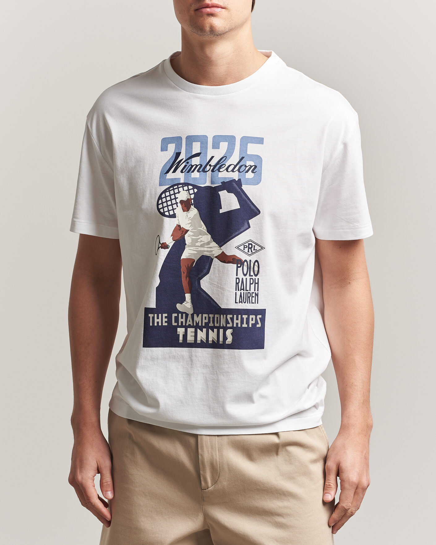Mies | T-paidat | Polo Ralph Lauren | Printed Championship Tee White