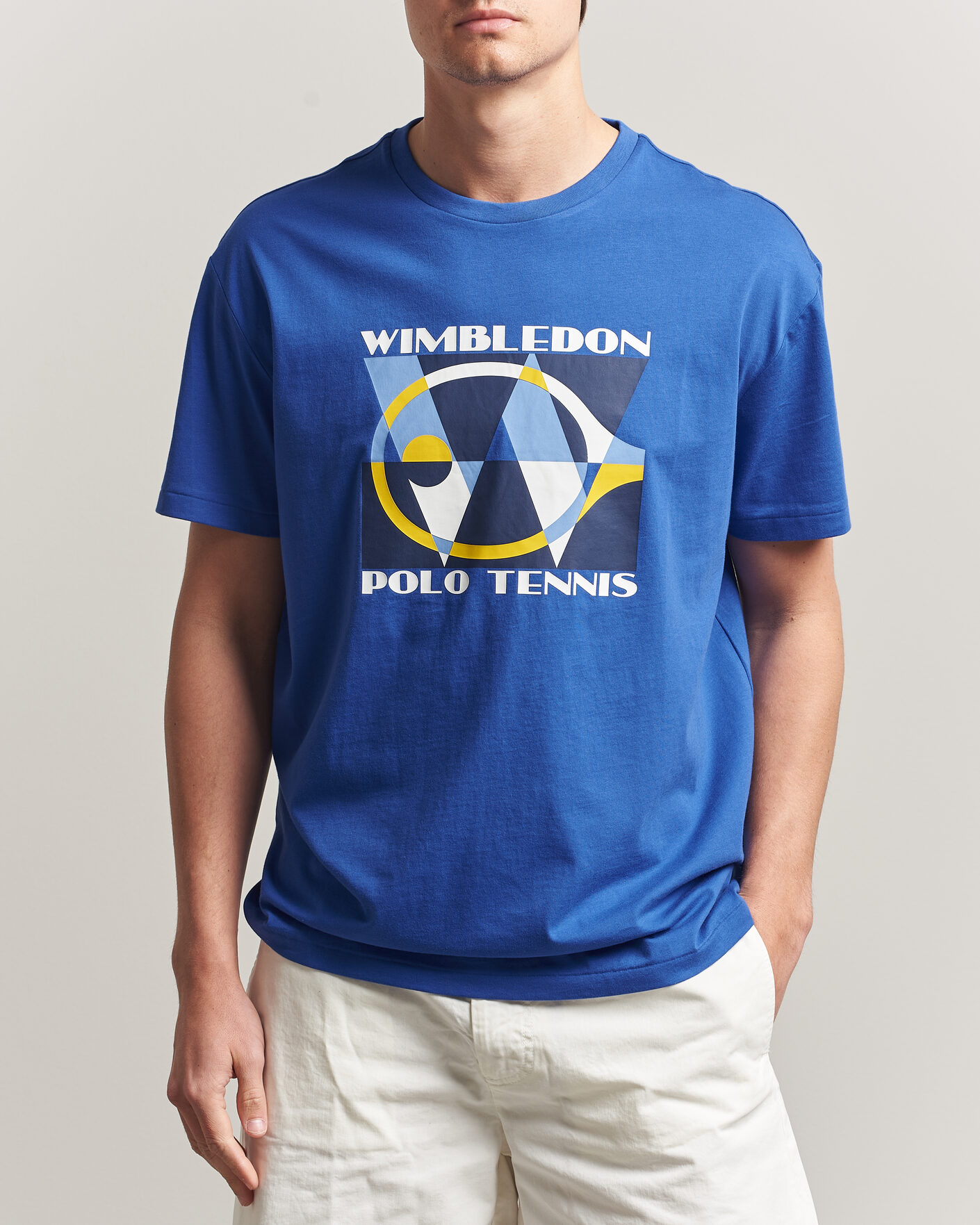 Mies | T-paidat | Polo Ralph Lauren | Printed Championship Tee Collegiate Blue