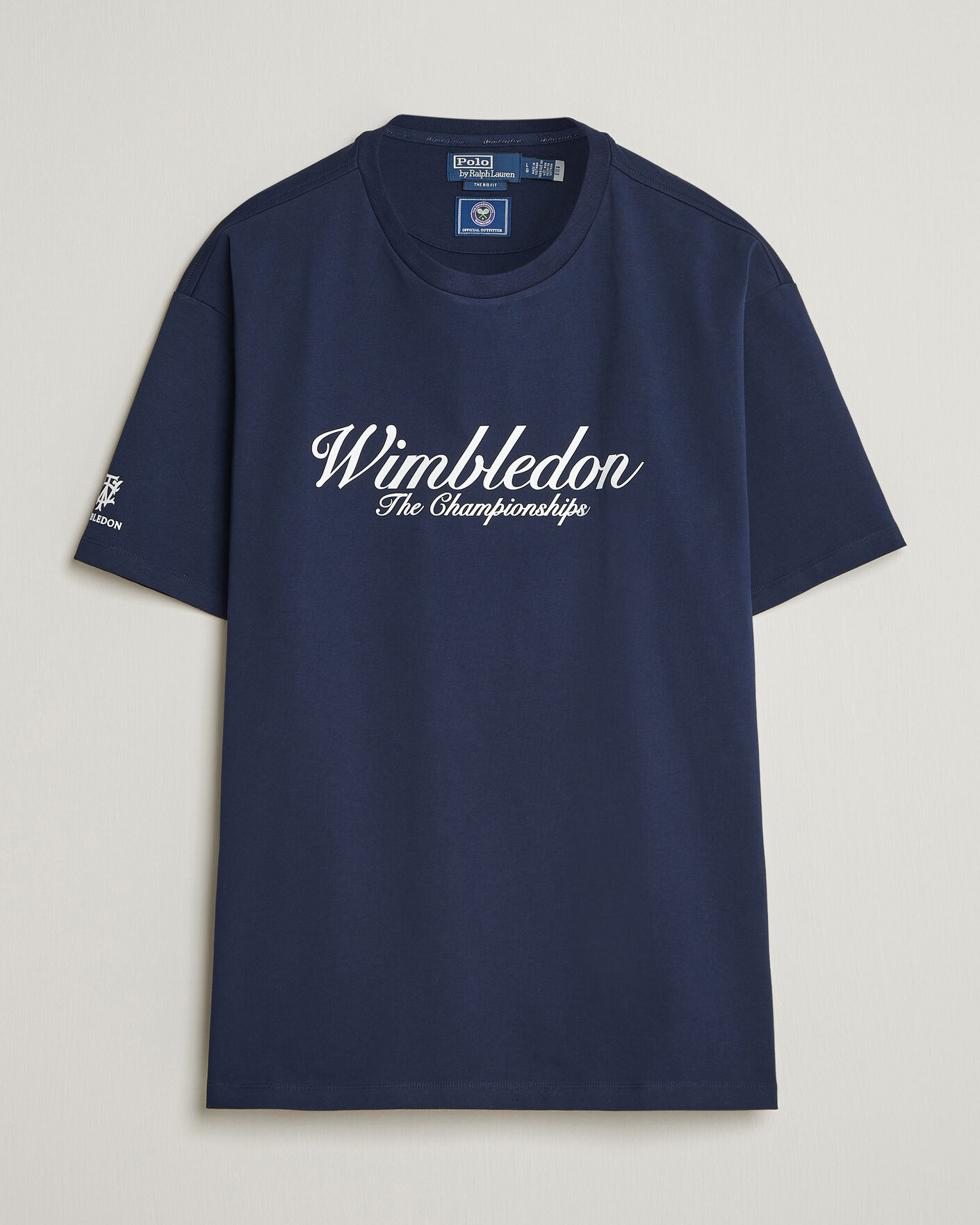 Mies | T-paidat | Polo Ralph Lauren | Wimbledon Championship Tee Refined Navy