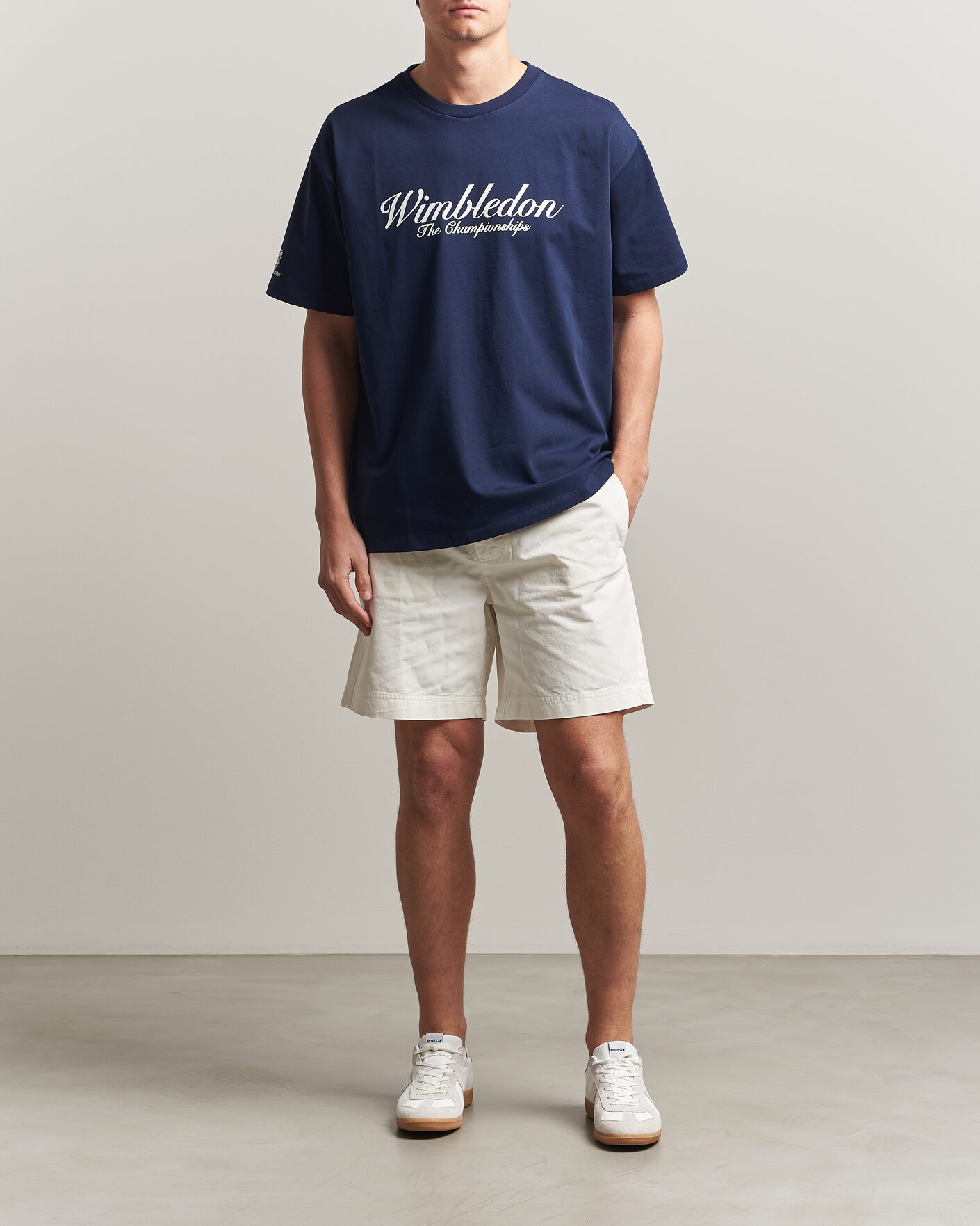 Mies | T-paidat | Polo Ralph Lauren | Wimbledon Championship Tee Refined Navy