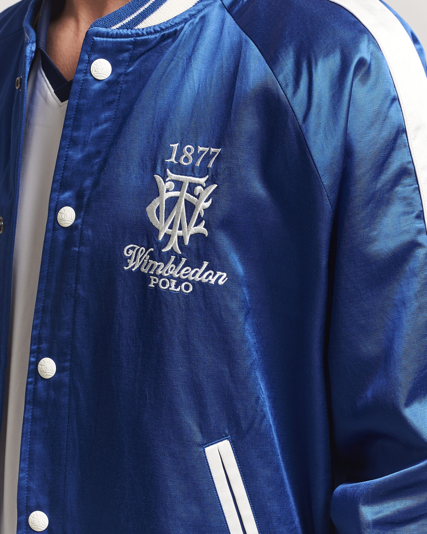 Mies | Takit | Polo Ralph Lauren | Championship Bomber Jacket Graphic Royal/White
