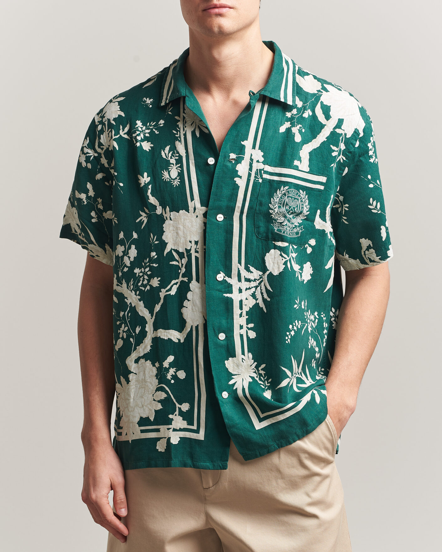 Mies | Kauluspaidat | Polo Ralph Lauren | Printed Short Sleeve Shirt Championship Floral