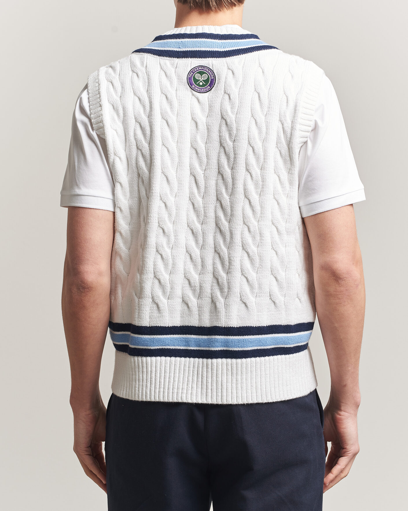 Mies | Puserot | Polo Ralph Lauren | Cotton Cable Vest Cream Combo