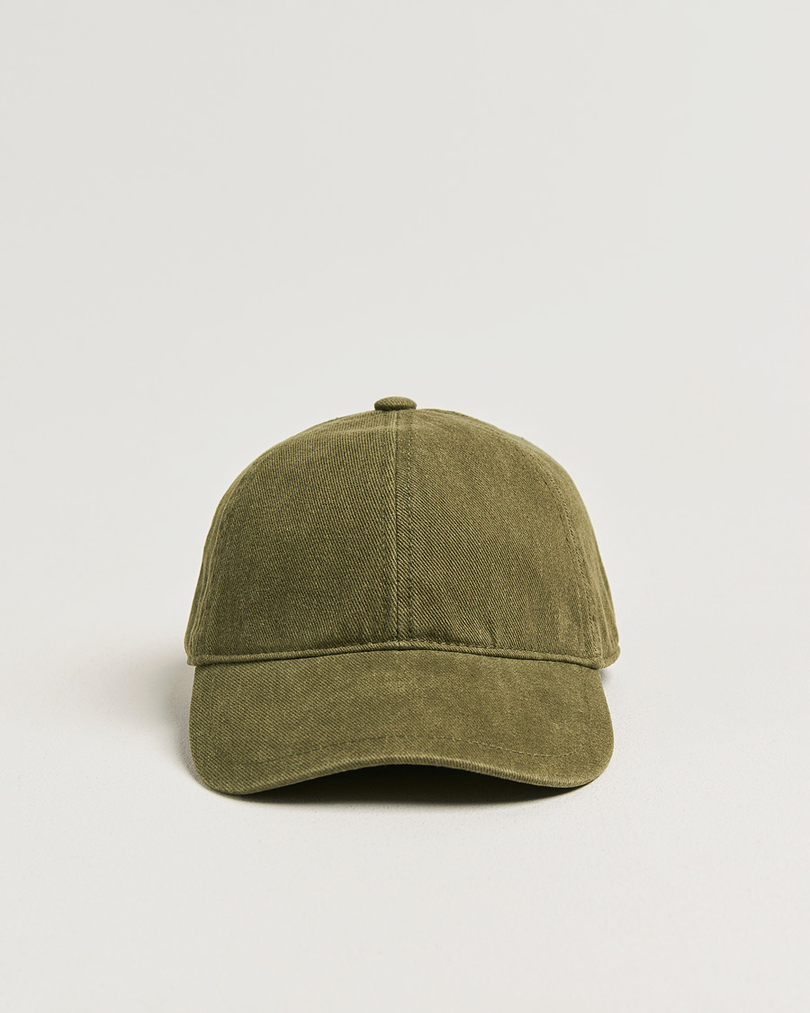 Mies | Päähineet | Tiger of Sweden | Hent Washed Cap Kalamata Green