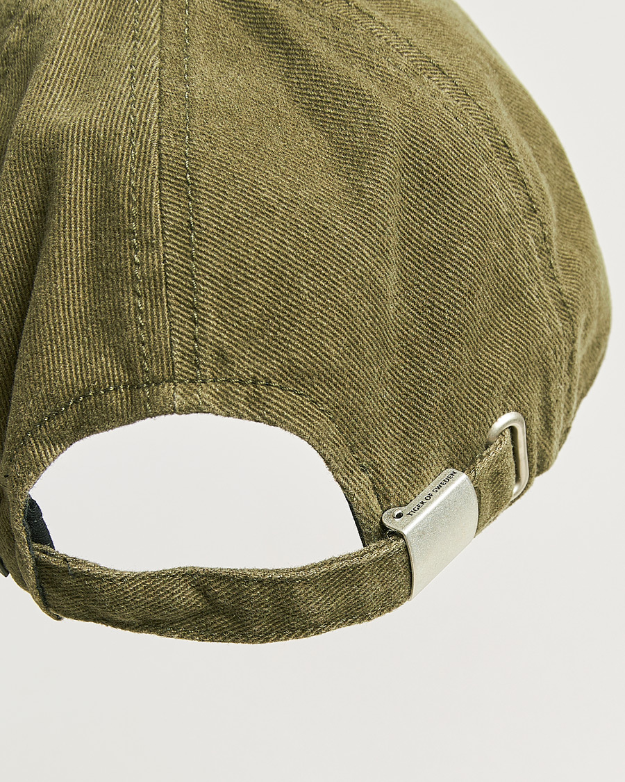 Mies | Päähineet | Tiger of Sweden | Hent Washed Cap Kalamata Green