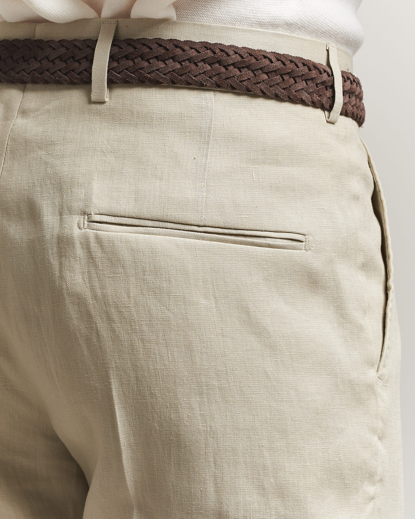 Mies | Housut | Tiger of Sweden | Tenuta Linen Suit Trousers Cream Sand