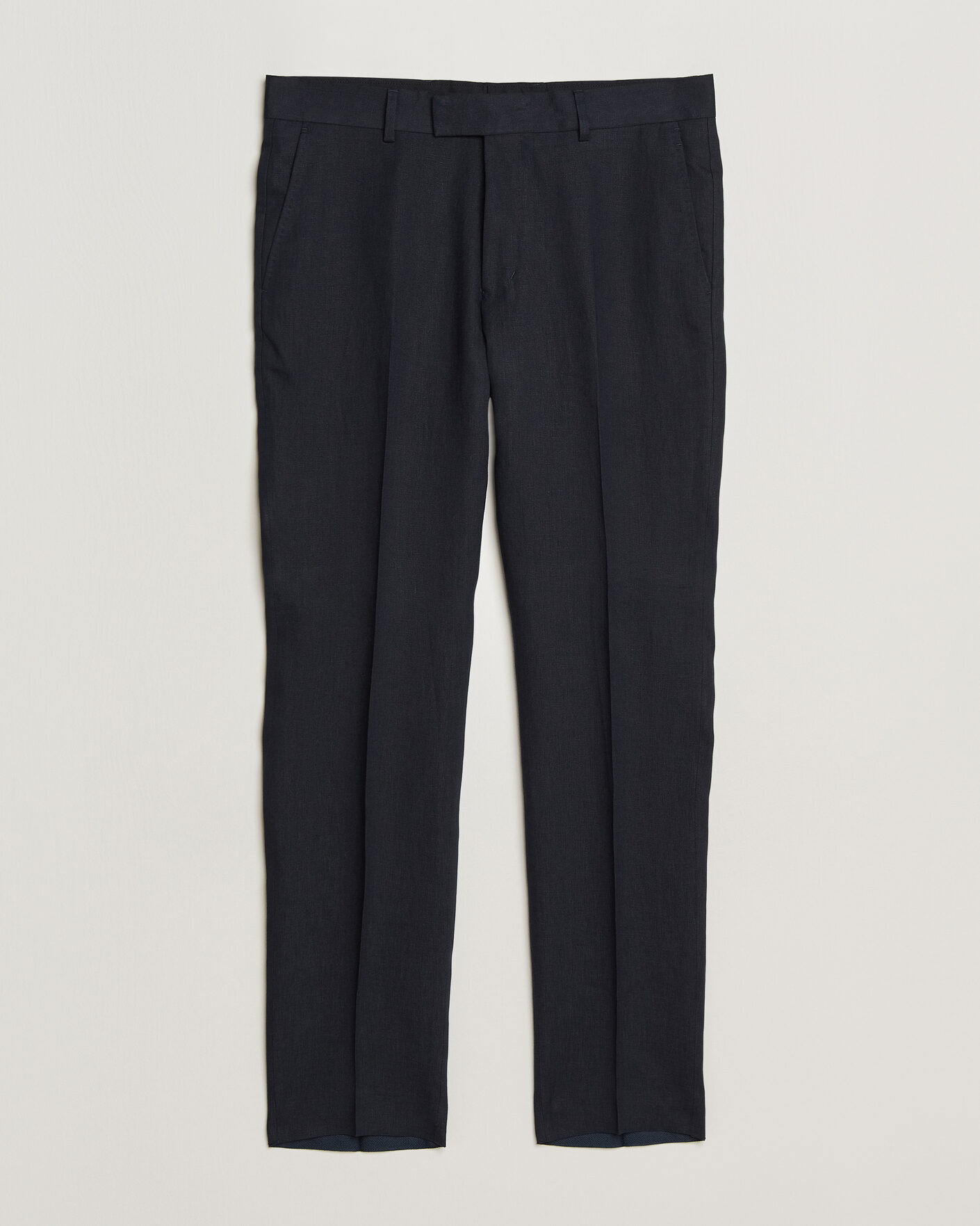 Mies | Housut | Tiger of Sweden | Tenuta Linen Suit Trousers Midnight Blue
