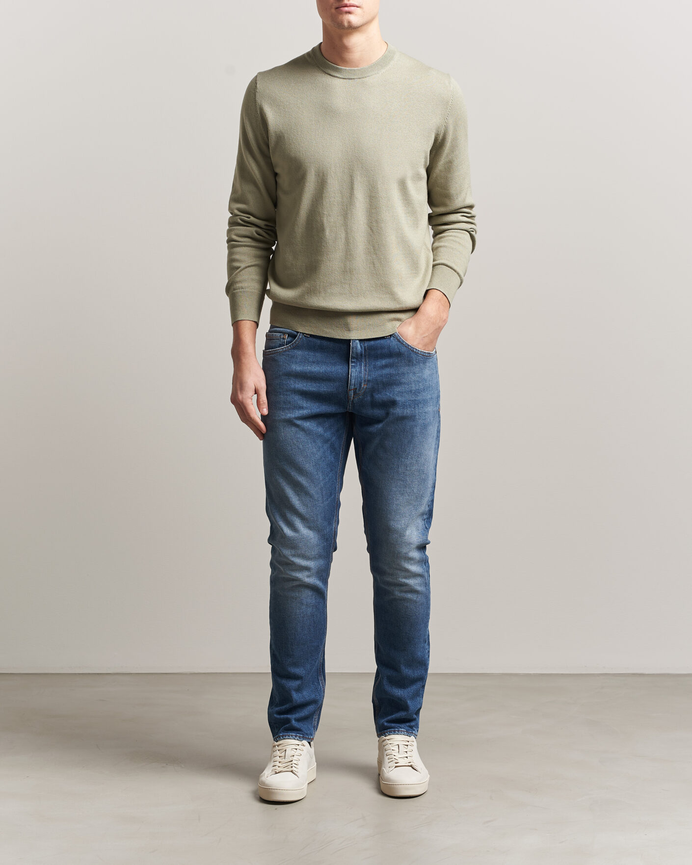 Mies | Farkut | Tiger of Sweden | Pistolero Jeans Medium Blue