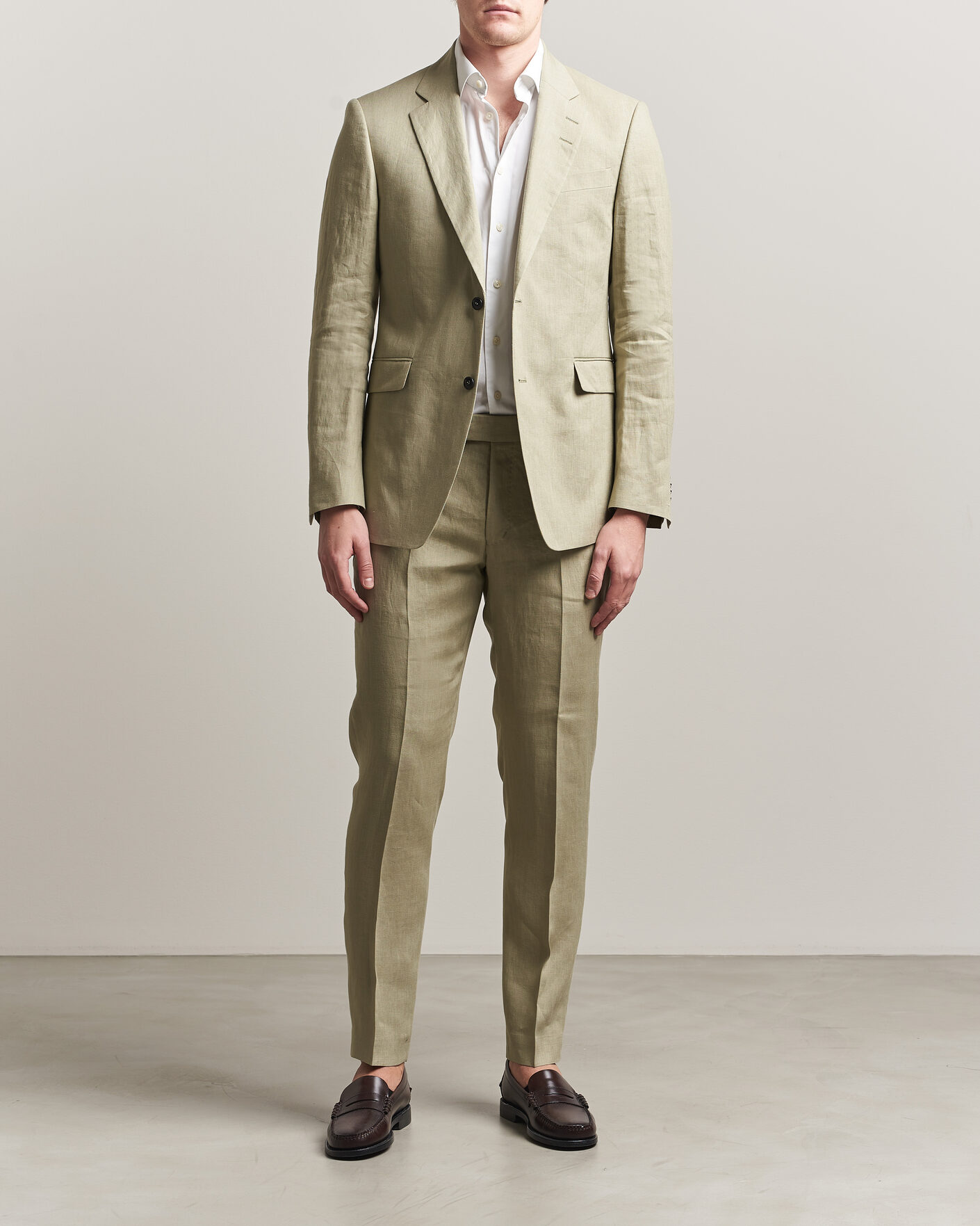 Mies | Pikkutakit | Tiger of Sweden | Justin Linen Suit Blazer Mole