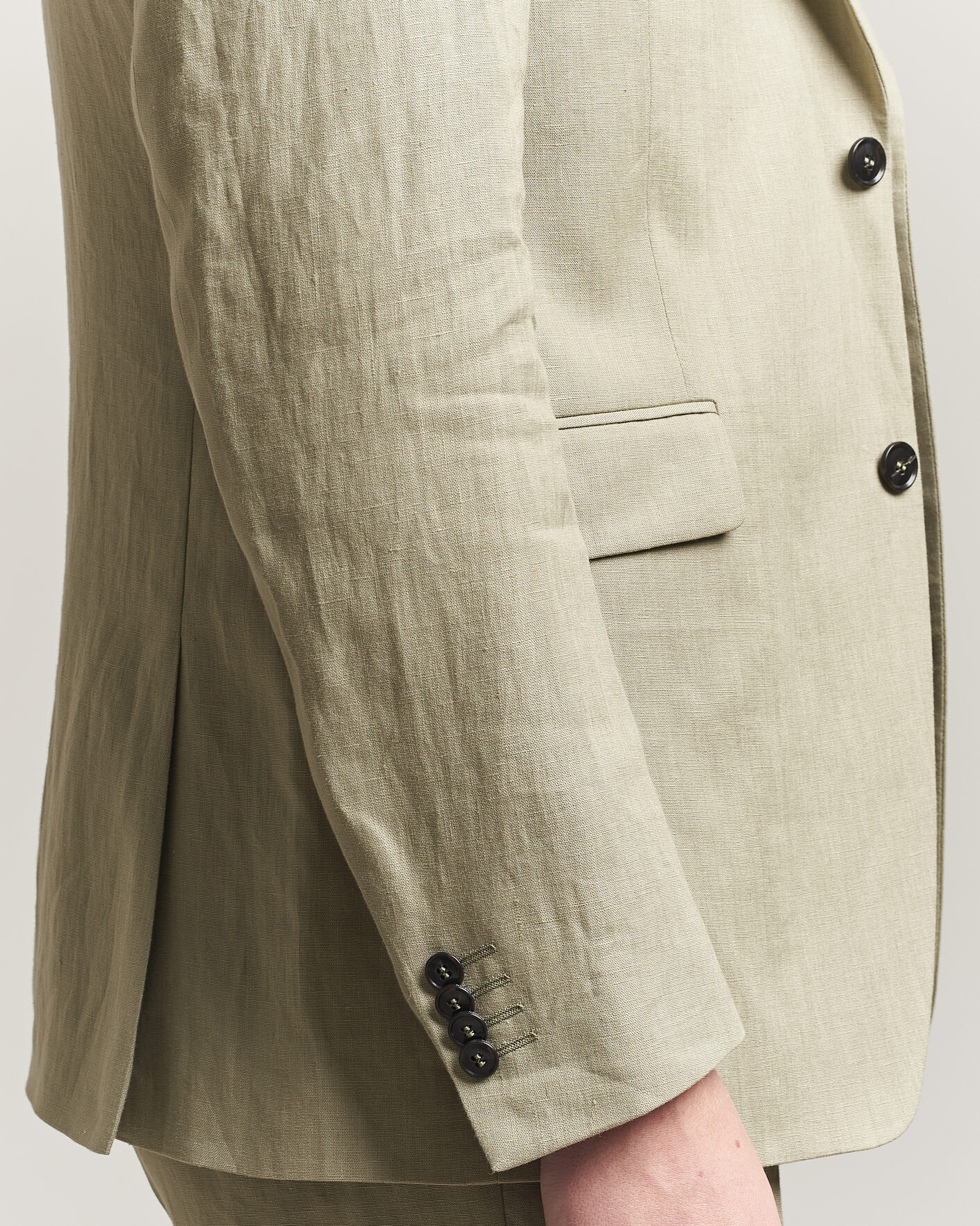 Mies | Pikkutakit | Tiger of Sweden | Justin Linen Suit Blazer Mole