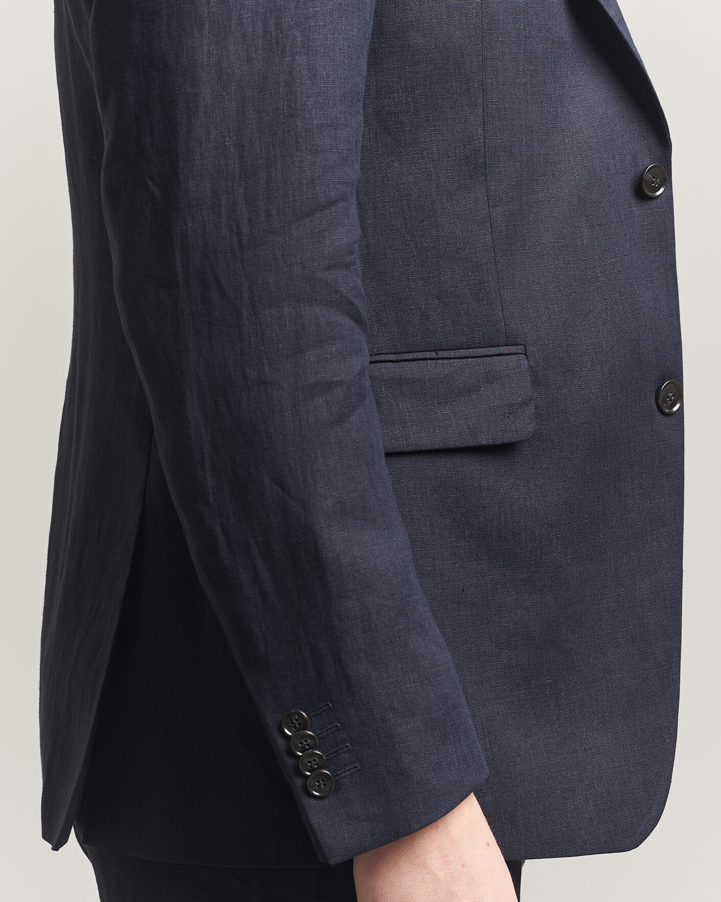 Mies | Pikkutakit | Tiger of Sweden | Justin Linen Suit Blazer Midnight Blue