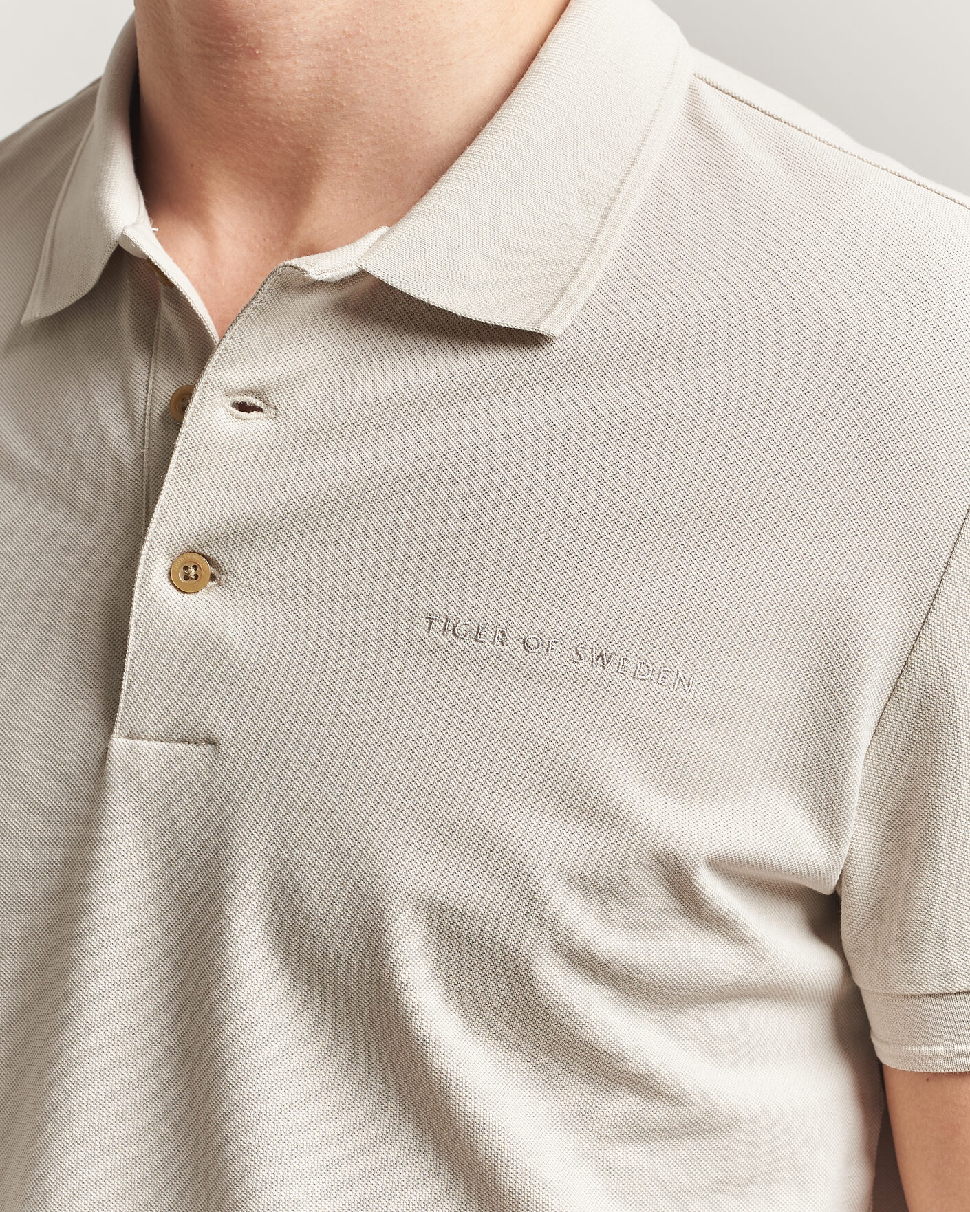 Mies | Pikeet | Tiger of Sweden | Darios Polo Seline Grey