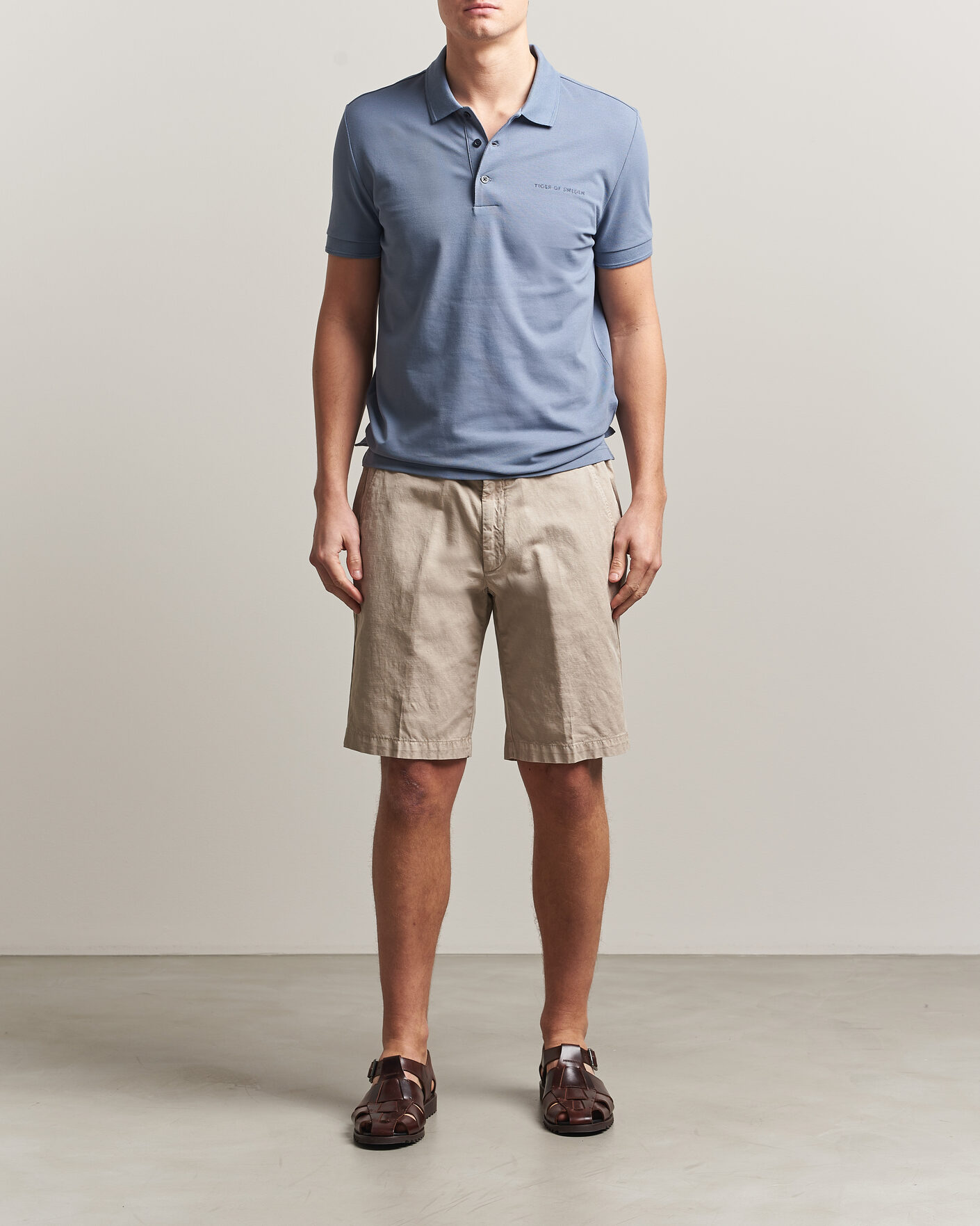 Mies | Pikeet | Tiger of Sweden | Darios Polo Dull Blue