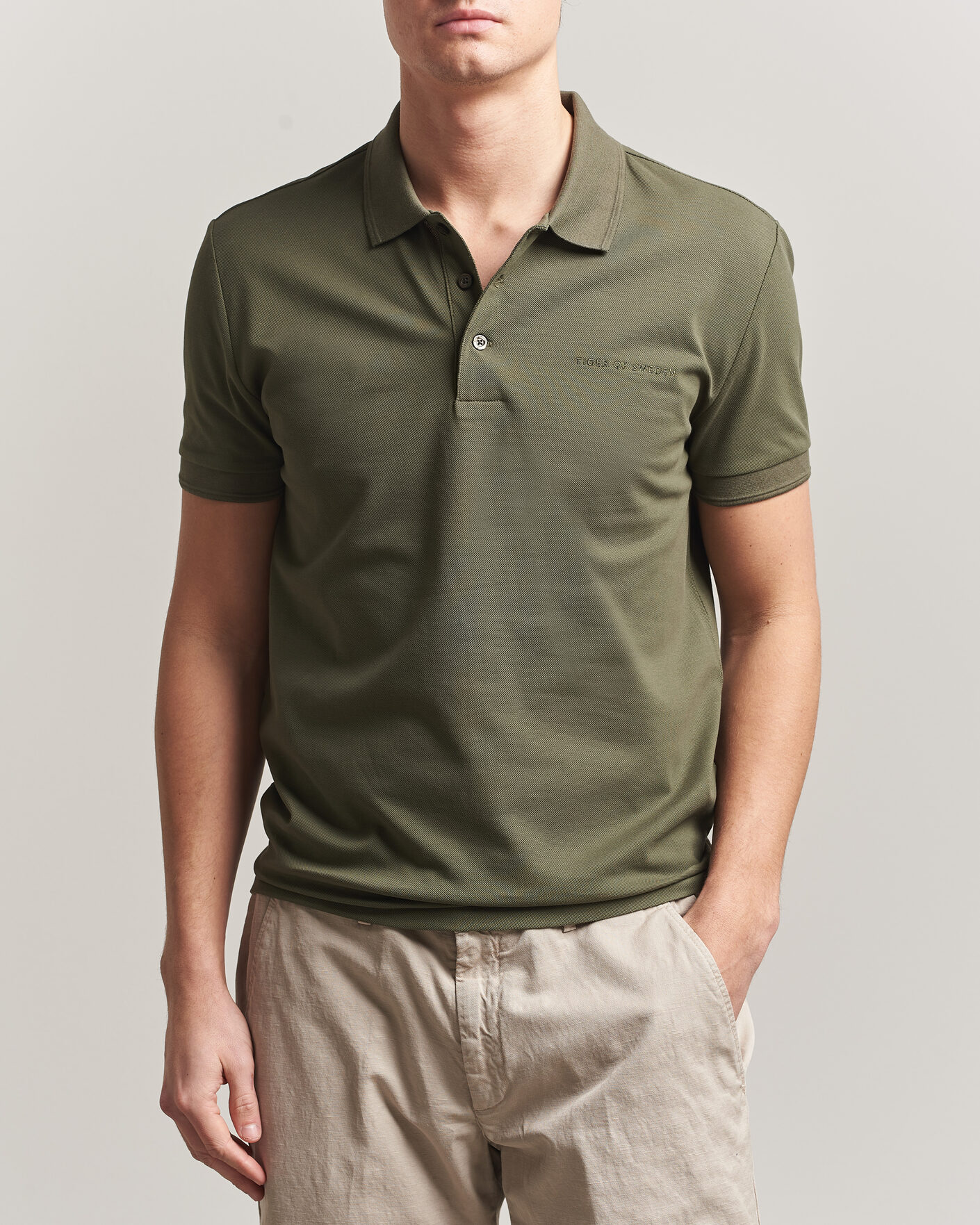 Mies | Pikeet | Tiger of Sweden | Darios Polo Kalamata Green