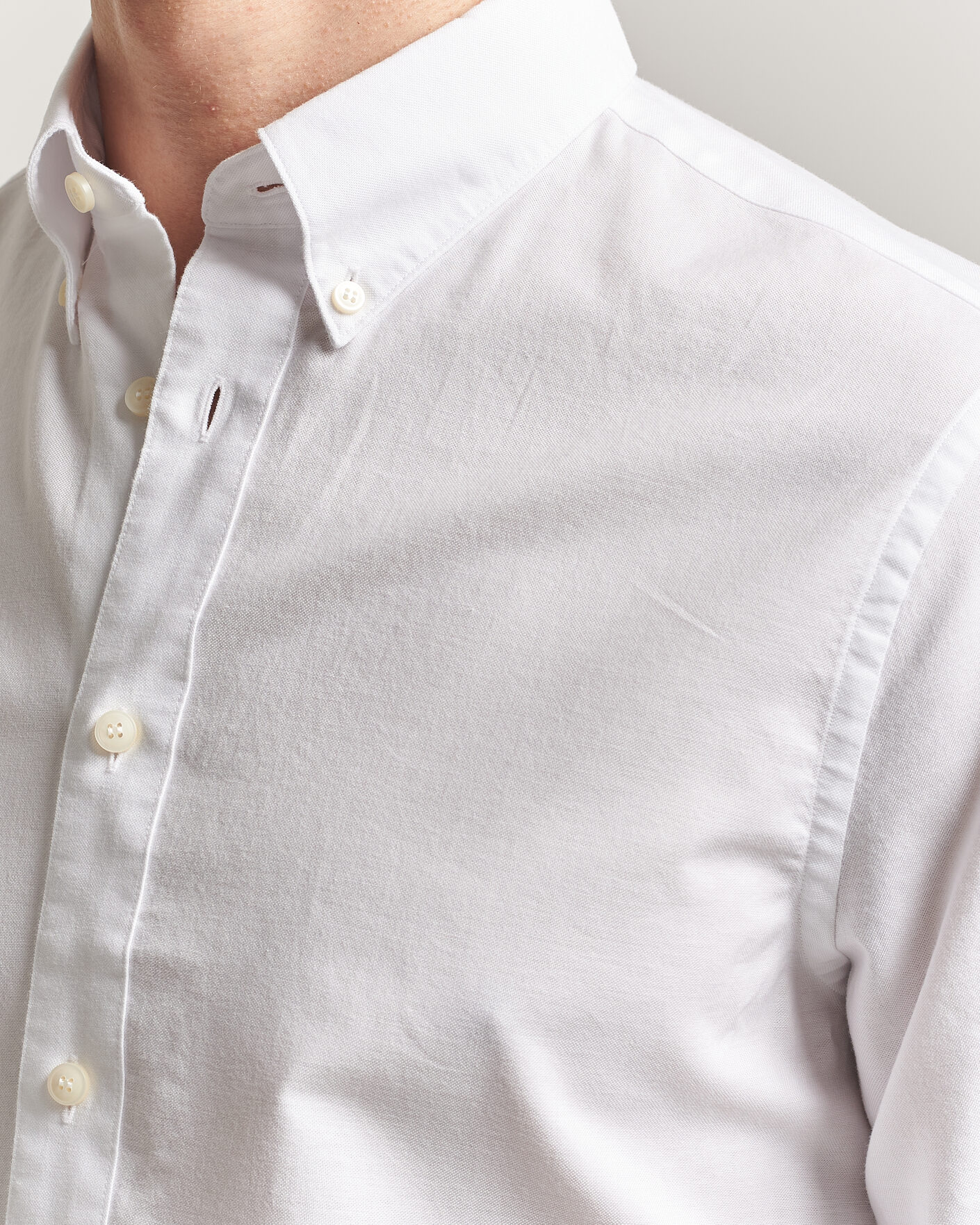 Mies | Kauluspaidat | Tiger of Sweden | Bjorn Oxford Shirt Pure White