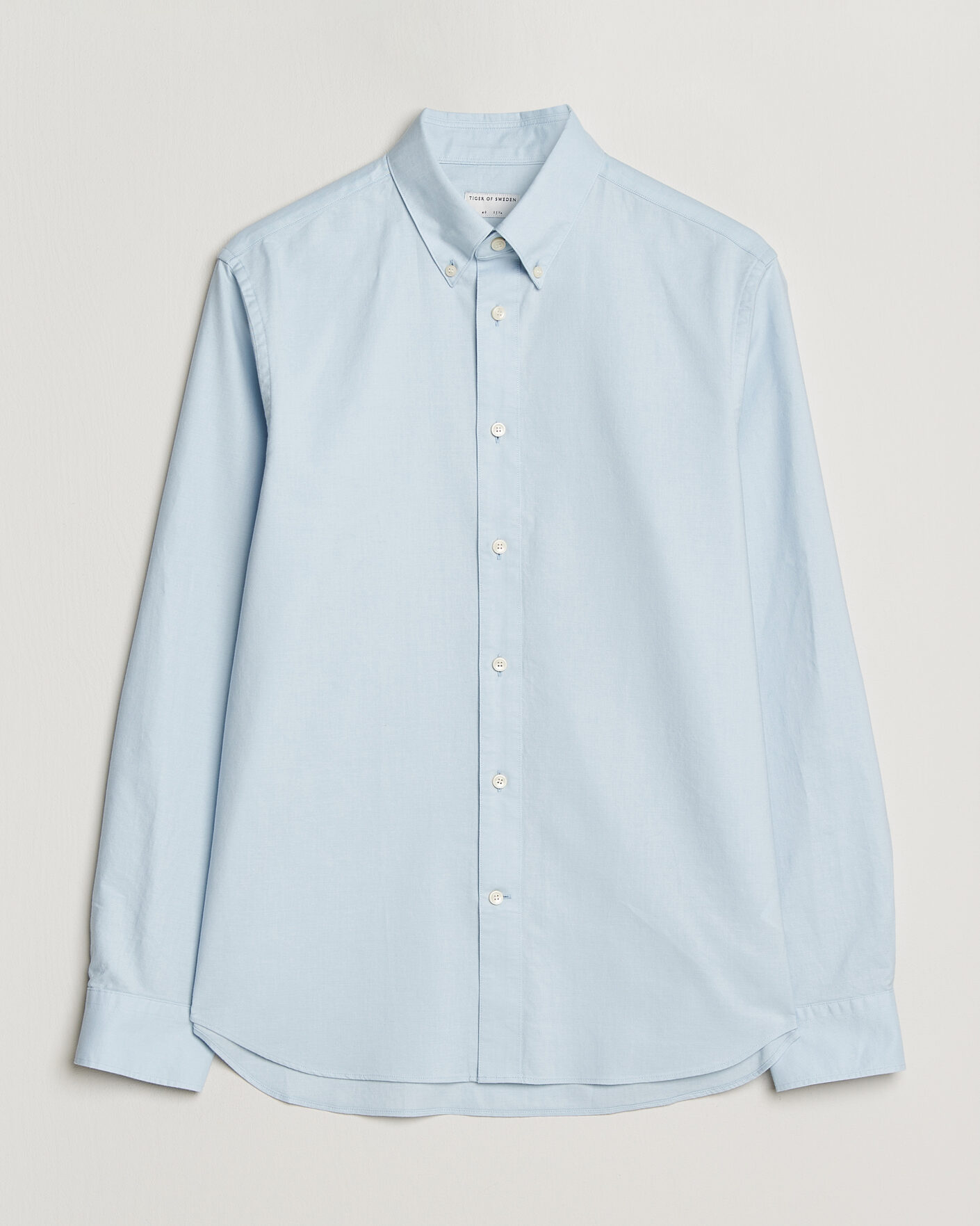 Mies | Kauluspaidat | Tiger of Sweden | Bjorn Oxford Shirt Light Blue