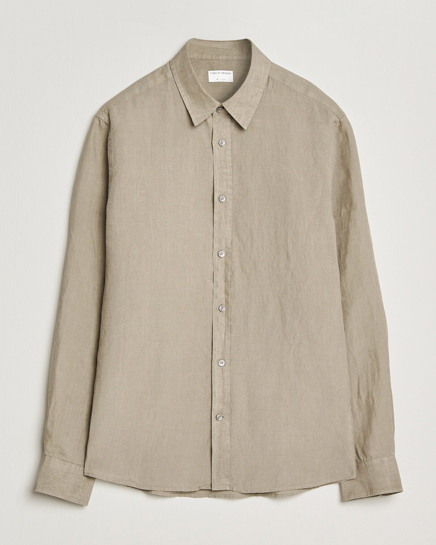 Mies | Kauluspaidat | Tiger of Sweden | Spenser Linen Shirt Mole