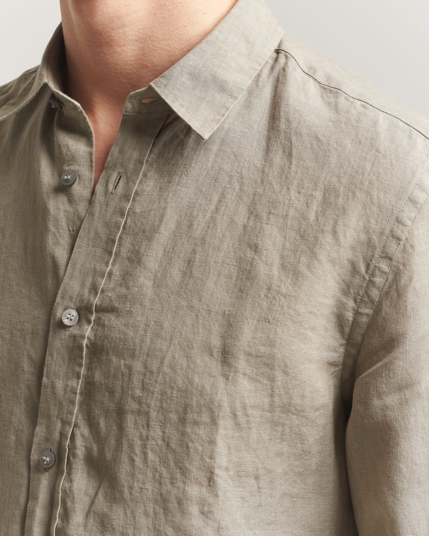 Mies | Kauluspaidat | Tiger of Sweden | Spenser Linen Shirt Mole