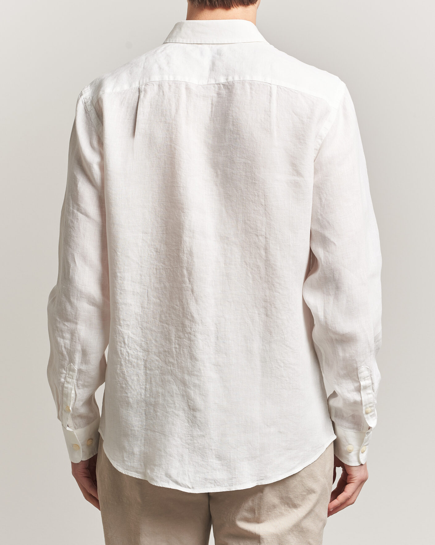 Mies | Kauluspaidat | Tiger of Sweden | Spenser Linen Shirt Off White