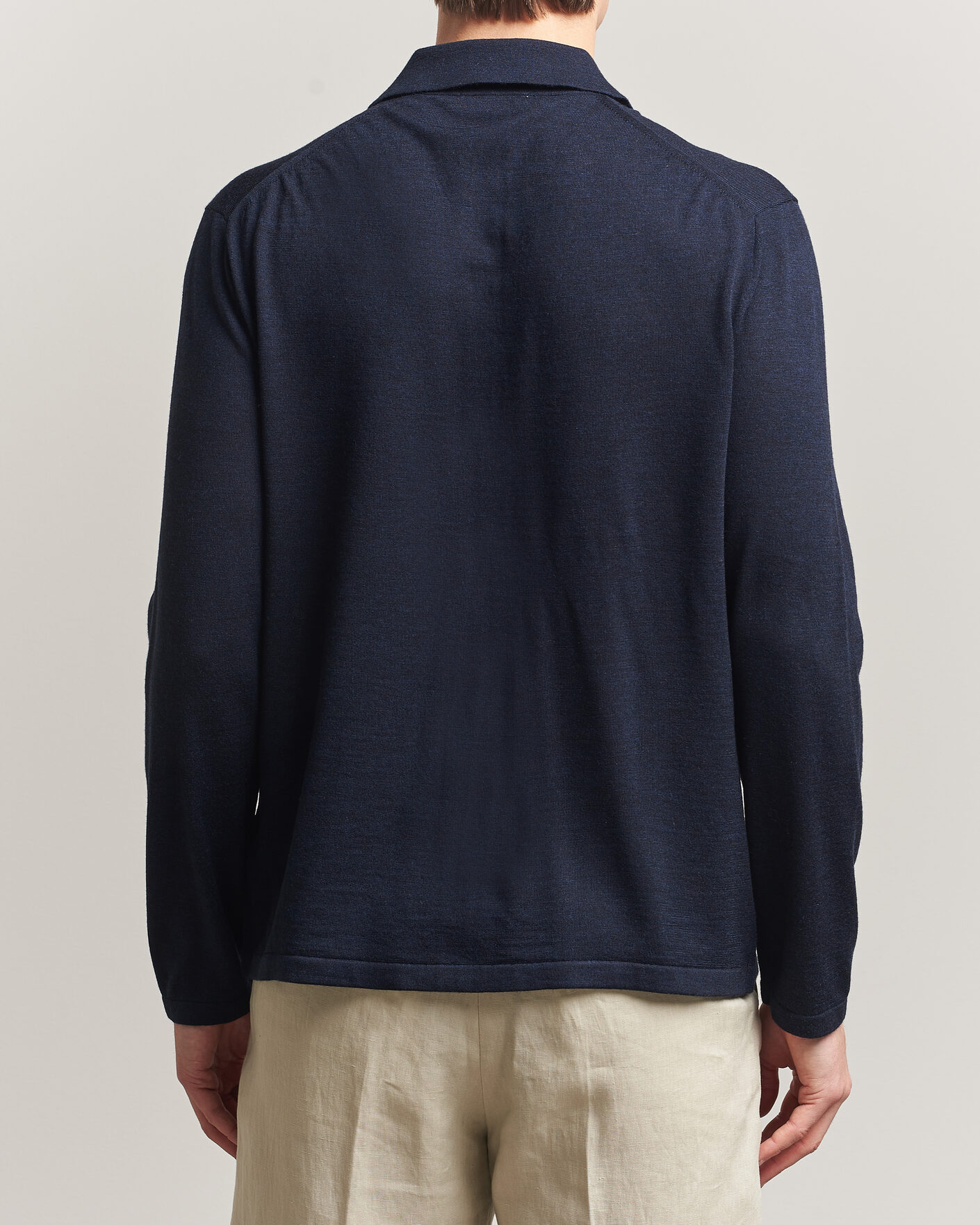 Mies | Puserot | Tiger of Sweden | Verklin Merino Knitted Cardigan Light Ink