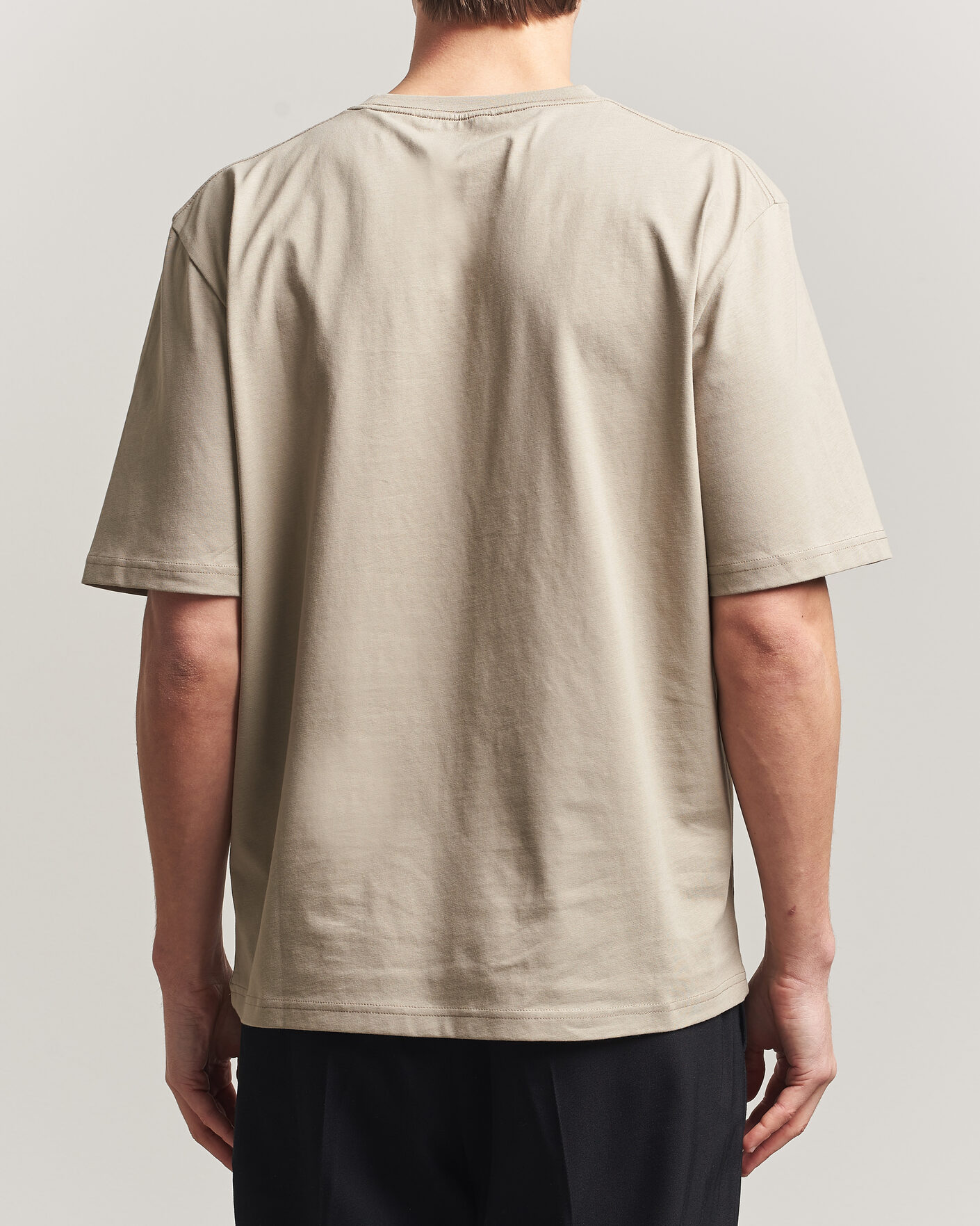 Mies | T-paidat | Tiger of Sweden | Pro Logo Crew Neck T-Shirt Artichoke Grey