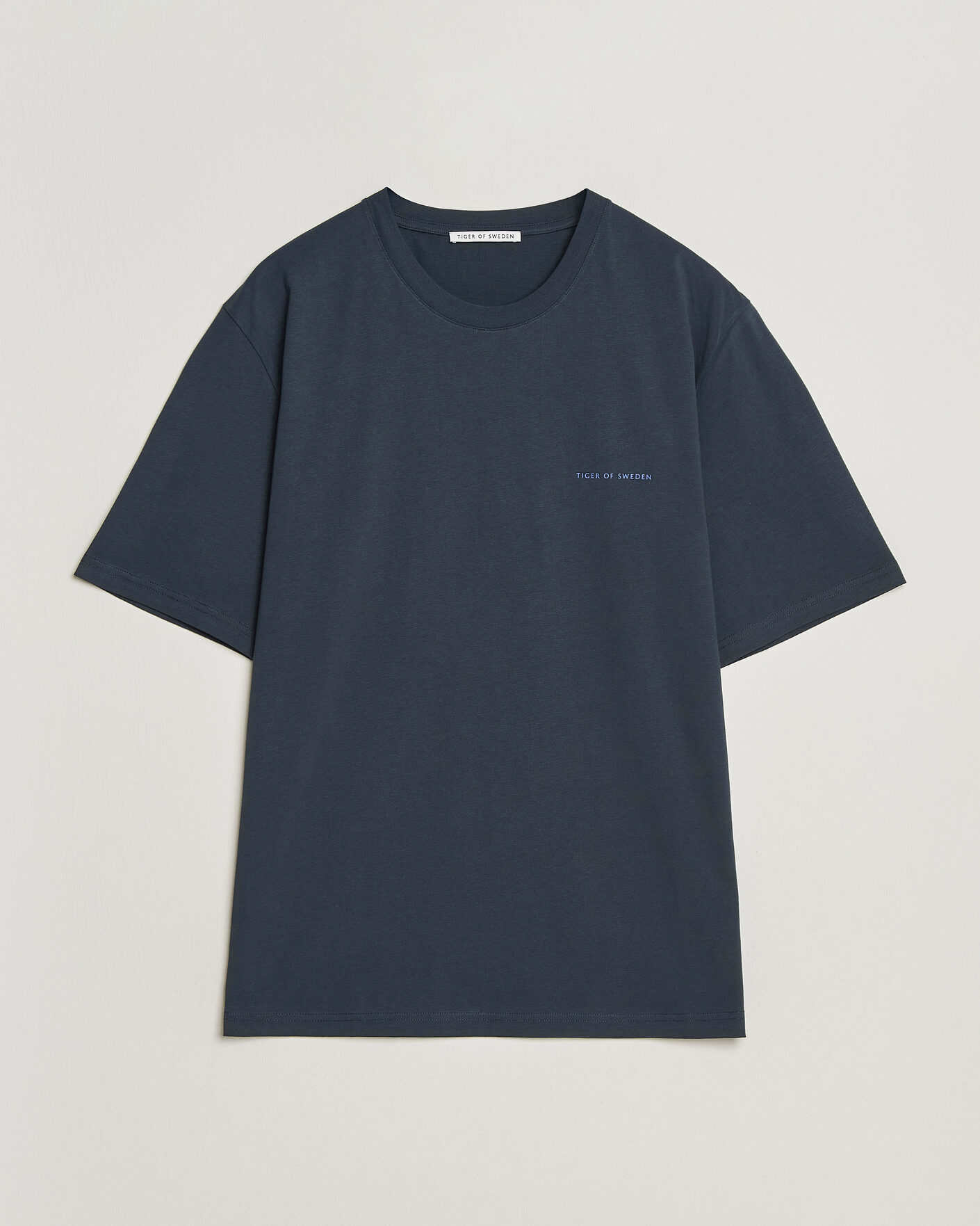 Mies | T-paidat | Tiger of Sweden | Pro Logo Crew Neck T-Shirt Light Ink