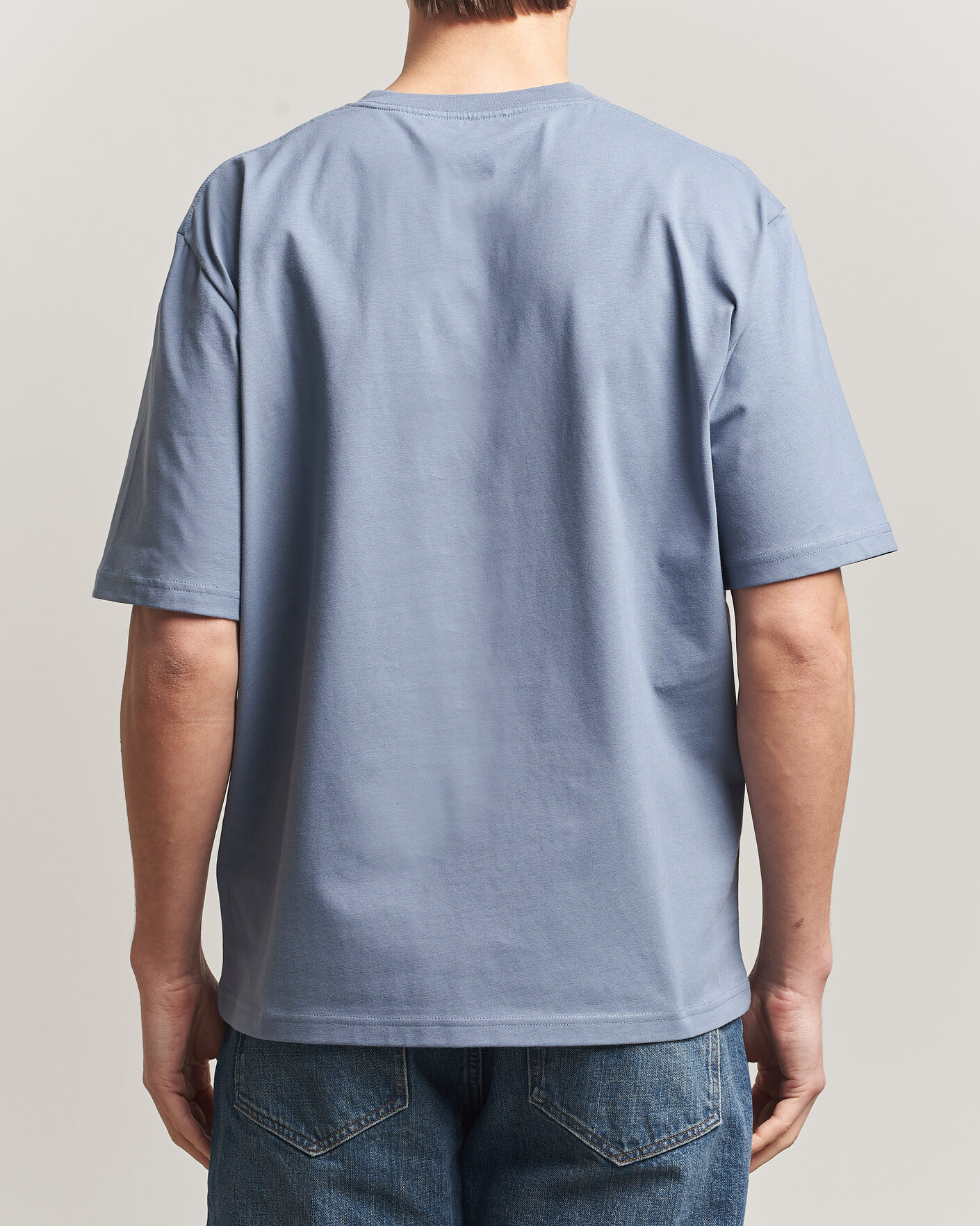 Mies | T-paidat | Tiger of Sweden | Pro Logo Crew Neck T-Shirt Dull Blue