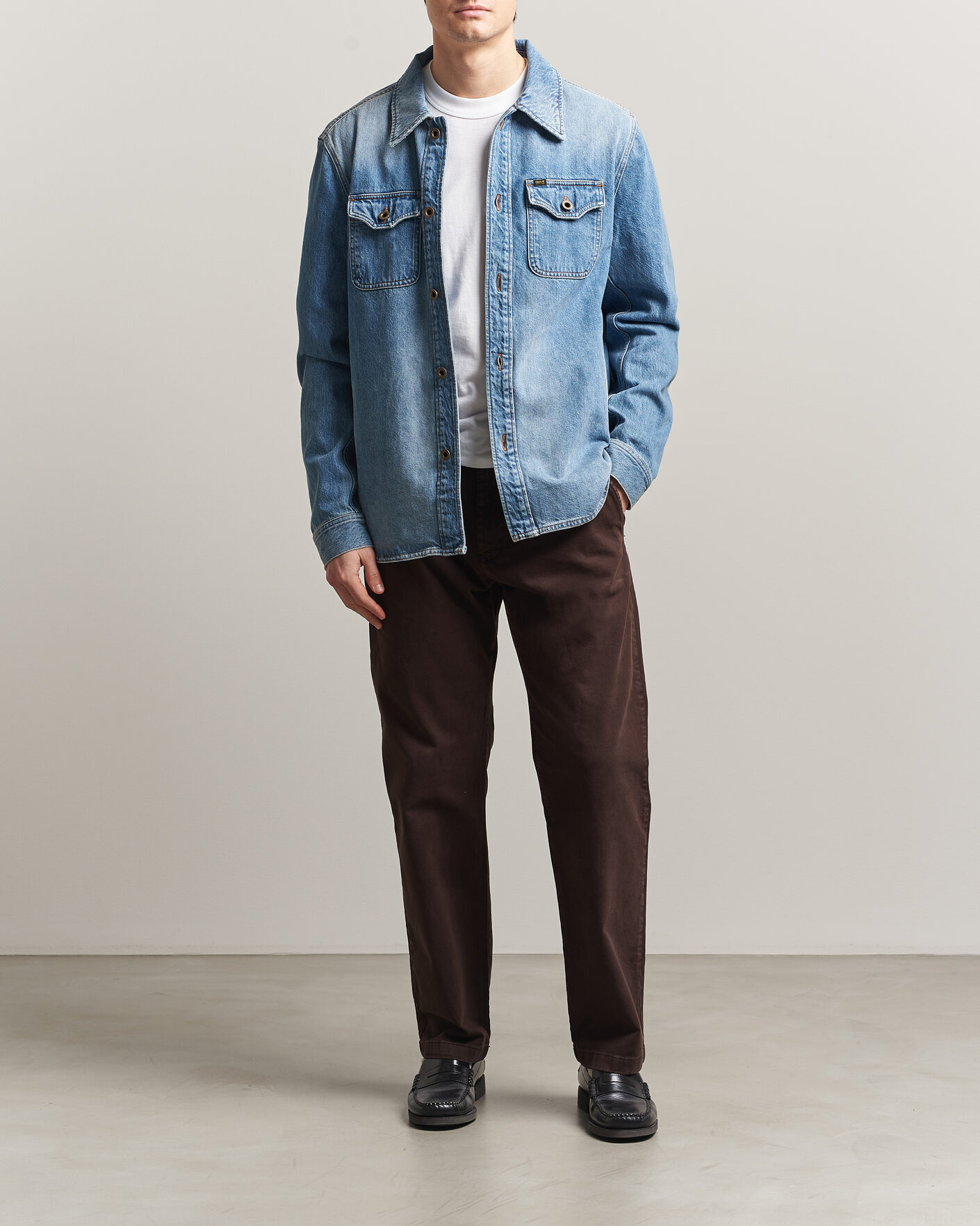 Mies | Takit | Tiger of Sweden | Get Denim Jacket Light Blue