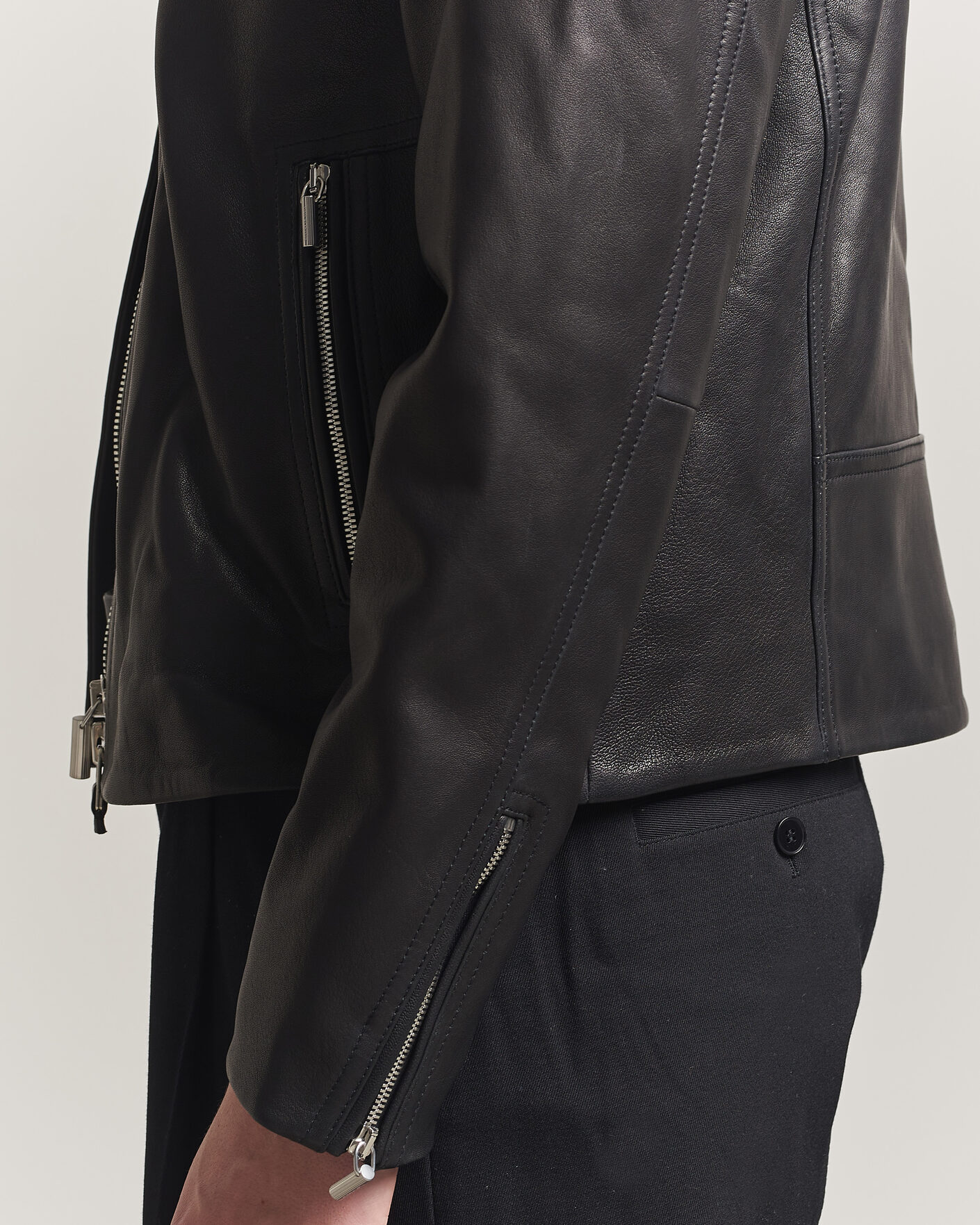 Mies | Takit | Tiger of Sweden | Reier Leather Jacket Black