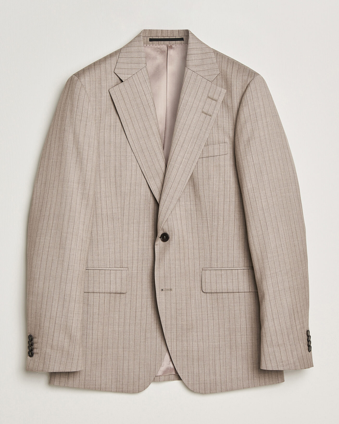 Mies | Pikkutakit | Tiger of Sweden | Ease Wool Pinstriped Blazer Clay