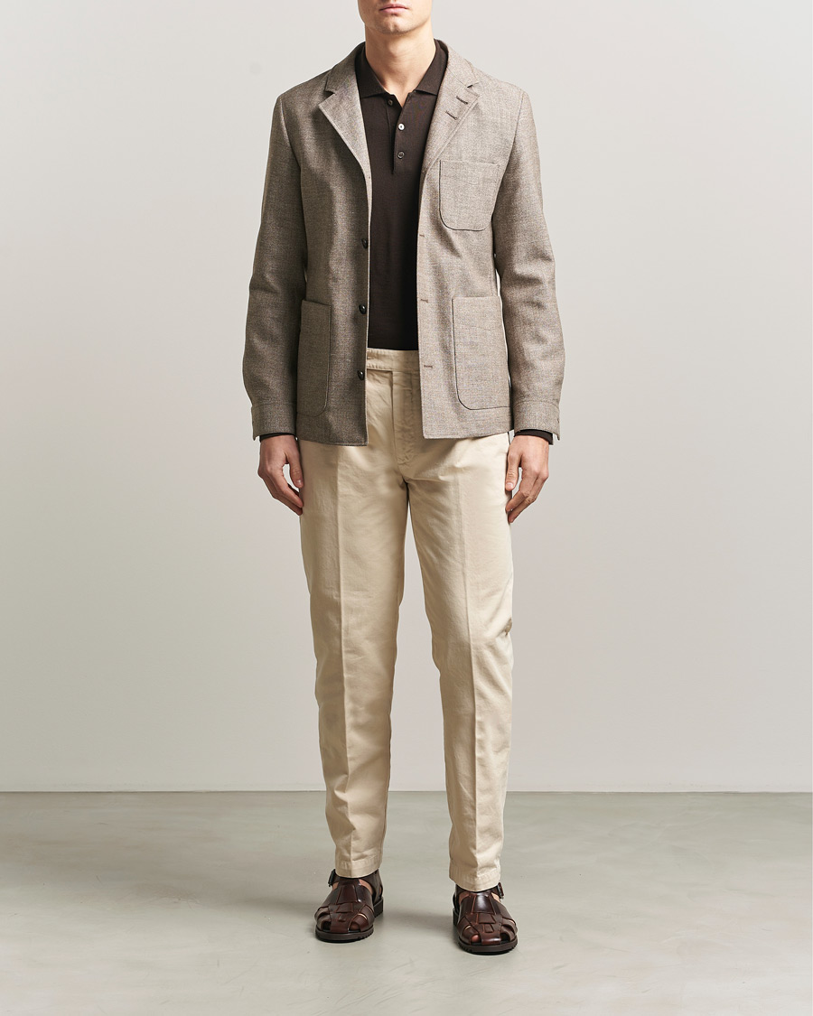 Mies | Pikkutakit | Tiger of Sweden | Harrison Wool/Linen Blazer Sawgrass Brown