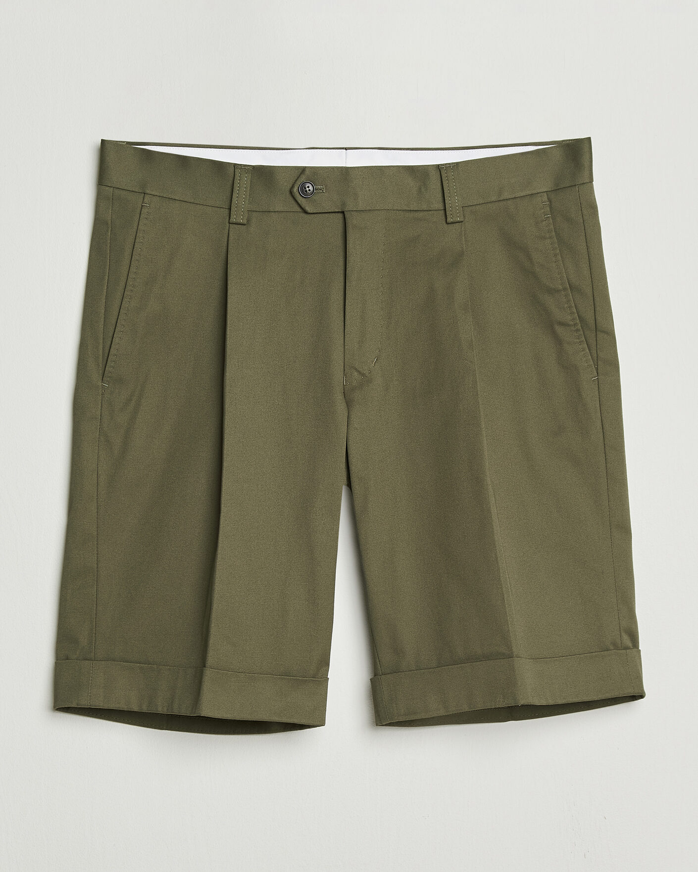 Mies | Shortsit | Tiger of Sweden | Tenut Cotton Chino Shorts Kalamata Green