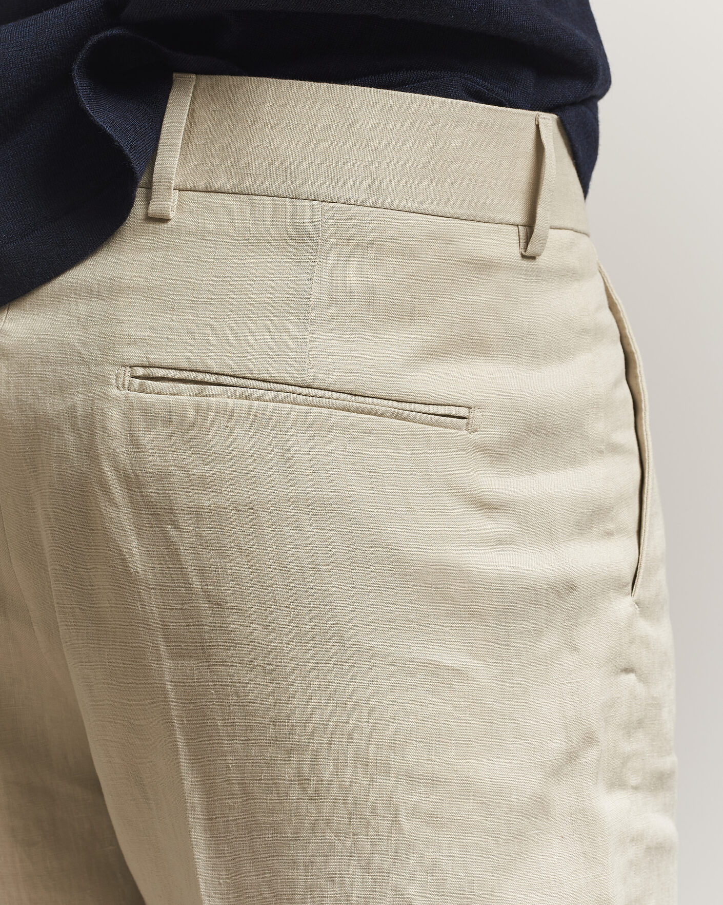 Mies | Shortsit | Tiger of Sweden | Troy Pleated Linen Shorts Cream Sand