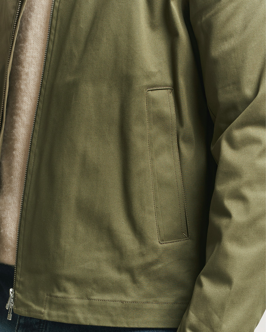 Mies | Takit | Tiger of Sweden | Barnaby Cotton Jacket Kalamata Green