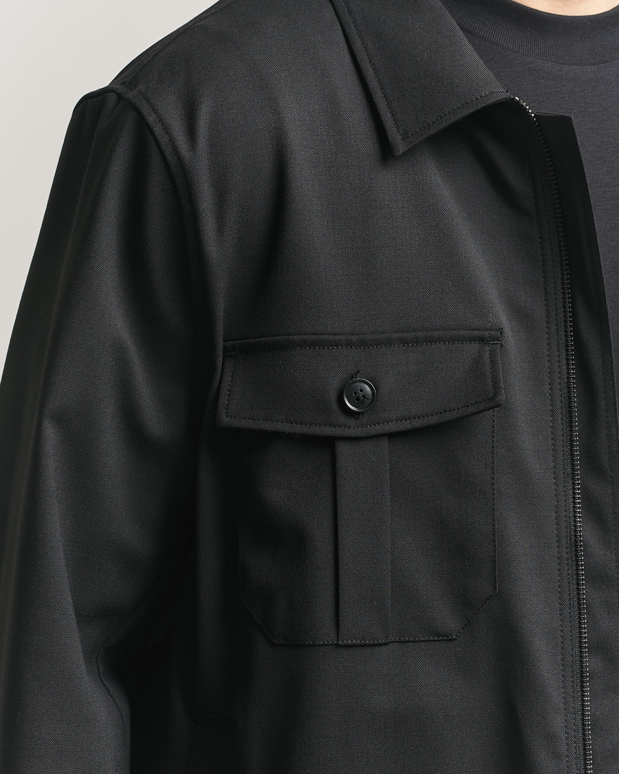 Mies | Kauluspaidat | Tiger of Sweden | Barnaby Technical Overshirt Black