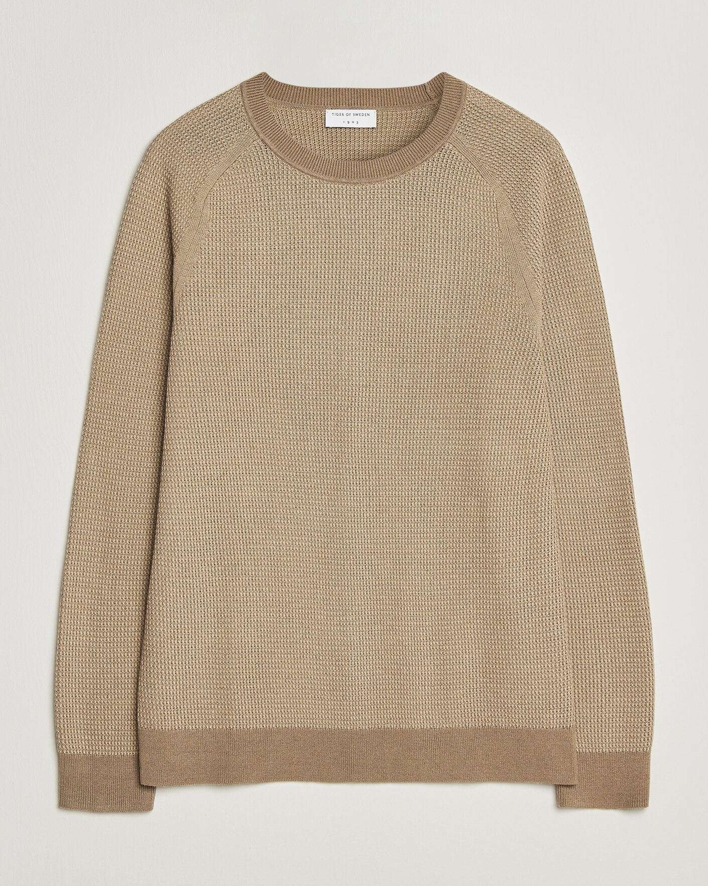 Mies | Puserot | Tiger of Sweden | Martin Knitted Sweater Umber Brown