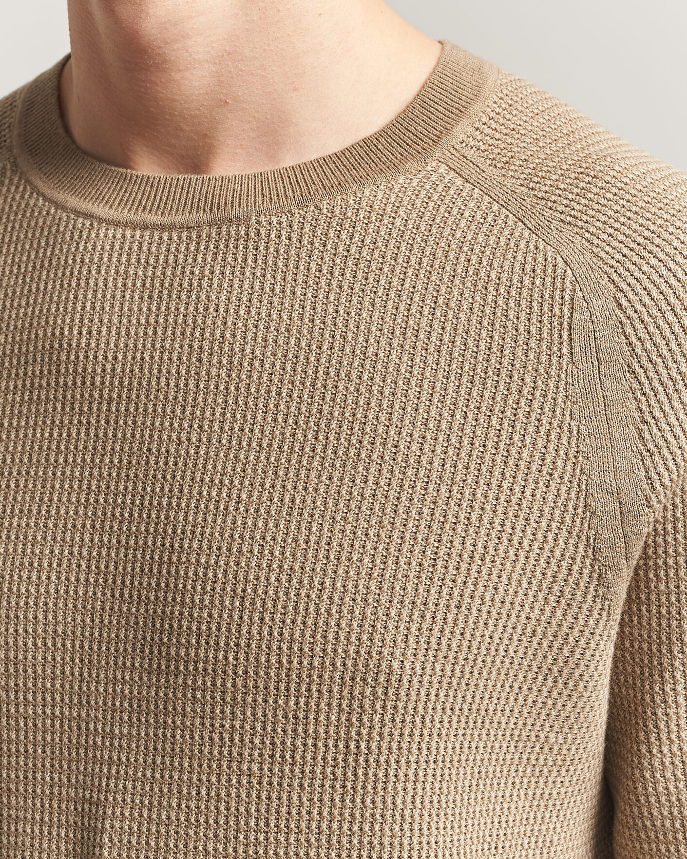 Mies | Puserot | Tiger of Sweden | Martin Knitted Sweater Umber Brown