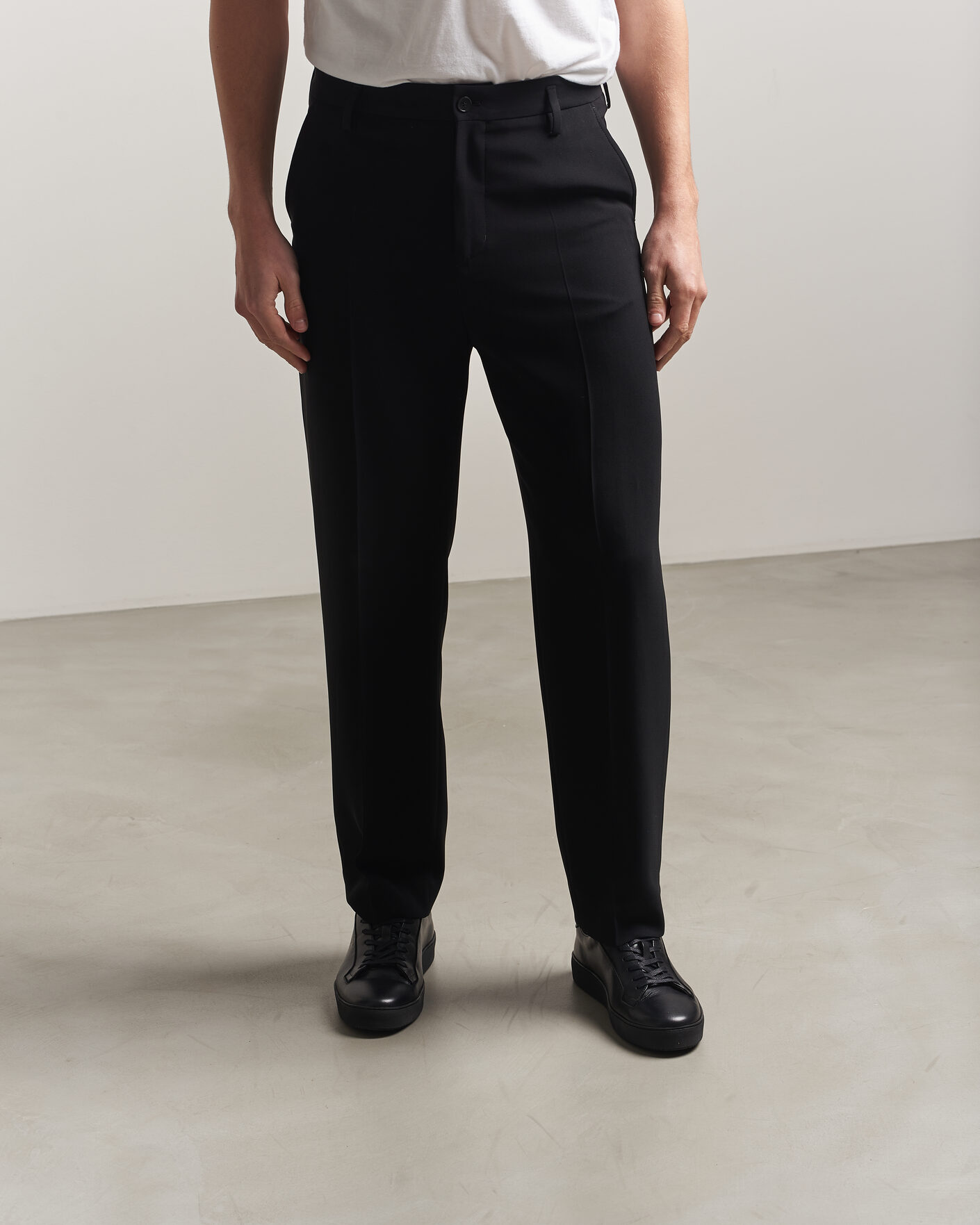 Mies | Tennarit | Tiger of Sweden | Salas 2 Leather Sneaker Black