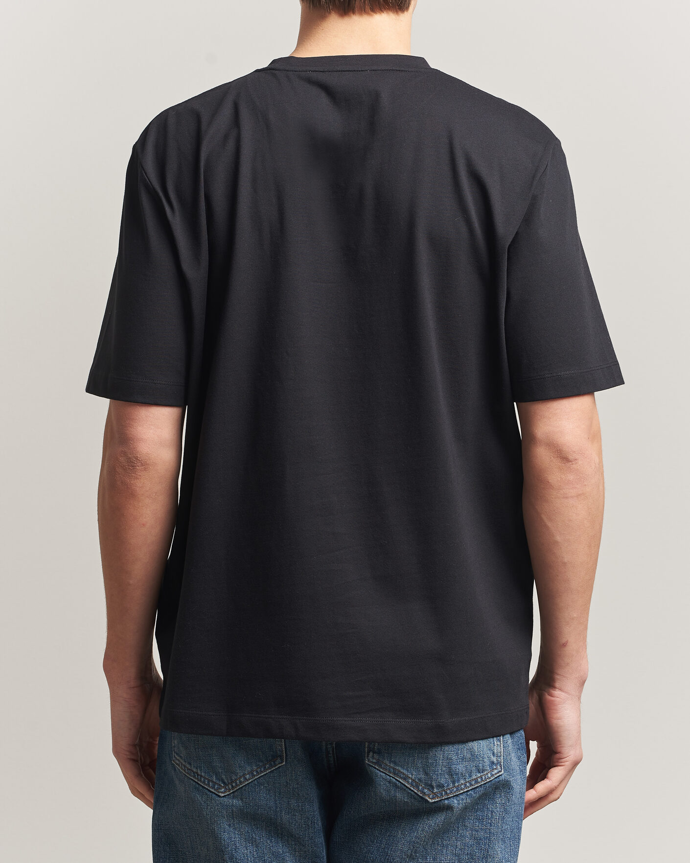 Mies | T-paidat | Tiger of Sweden | Pro Cotton Logo T-Shirt Black