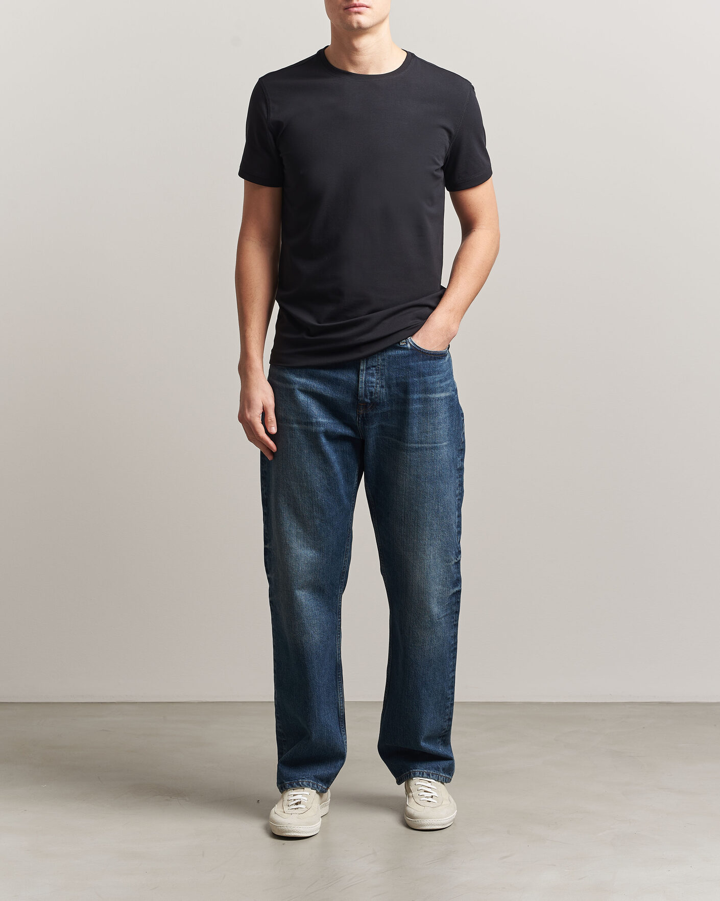 Mies | T-paidat | Tiger of Sweden | Heimdal 2-Pack Crew Neck T-Shirt Black