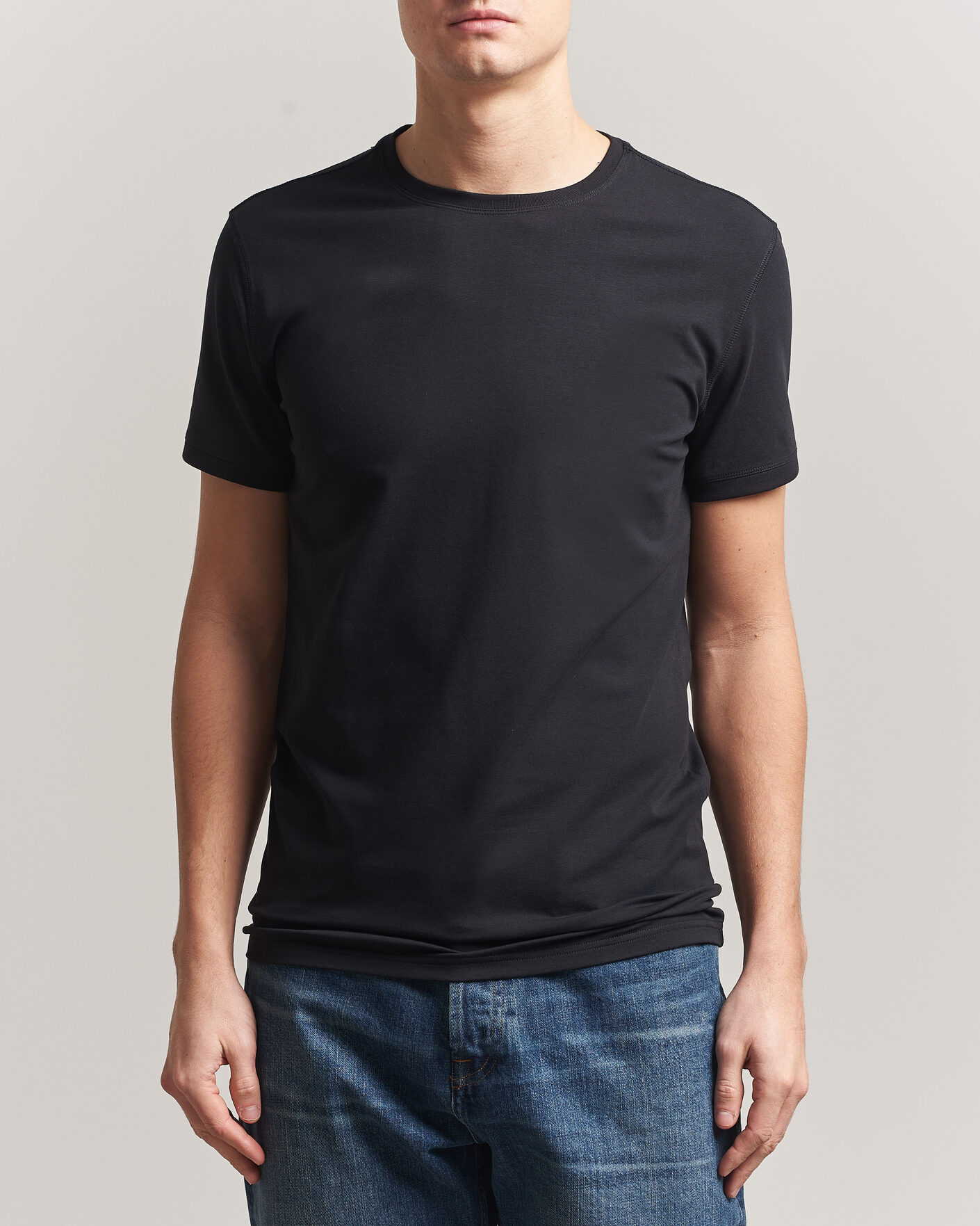 Mies | T-paidat | Tiger of Sweden | Heimdal 2-Pack Crew Neck T-Shirt Black