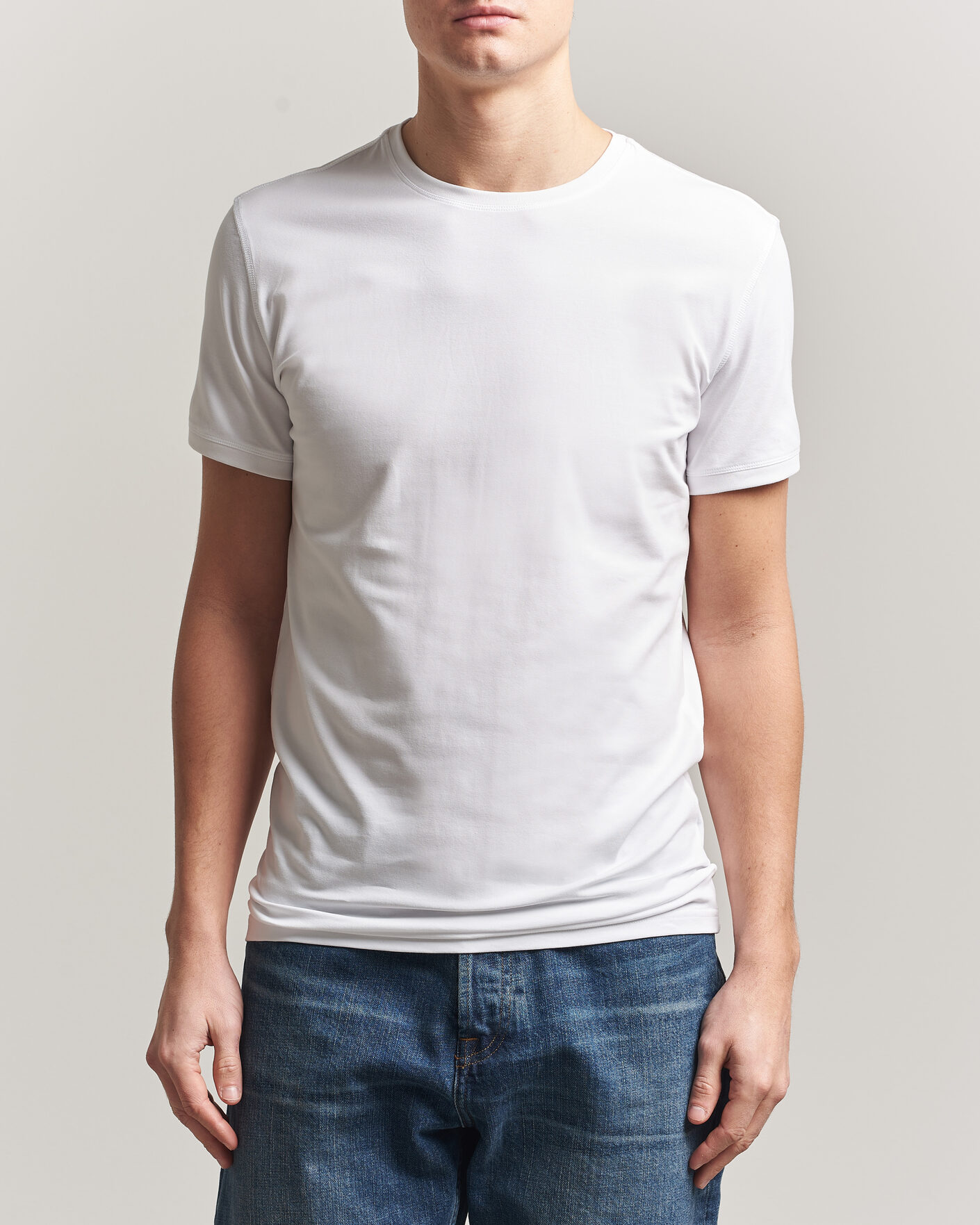 Mies | T-paidat | Tiger of Sweden | Heimdal 2-Pack Crew Neck T-Shirt Pure White