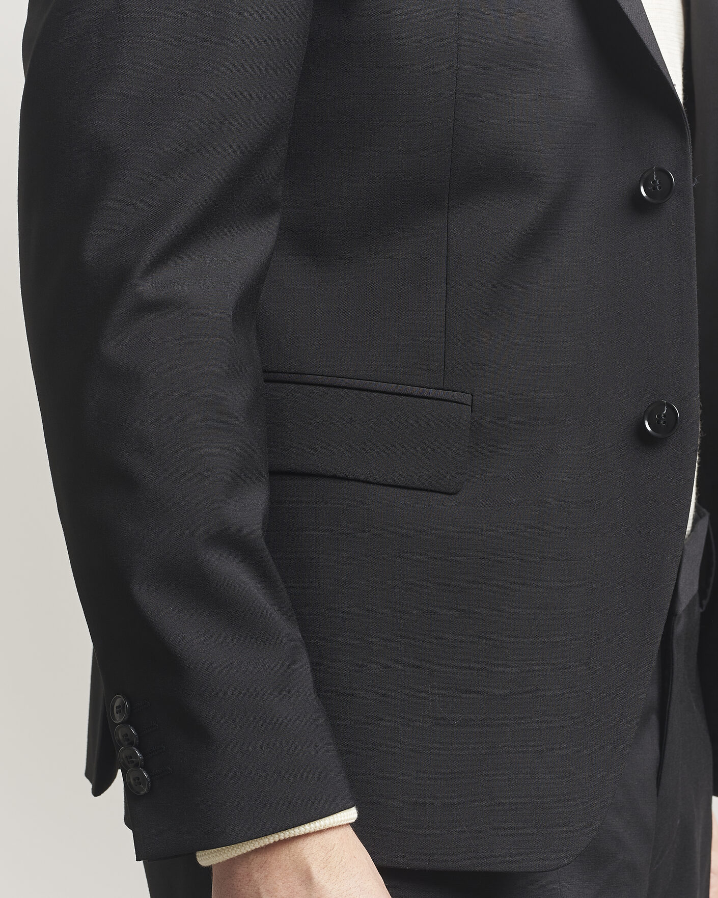 Mies | Pikkutakit | Tiger of Sweden | Jamie Wool Travel Suit Blazer Black